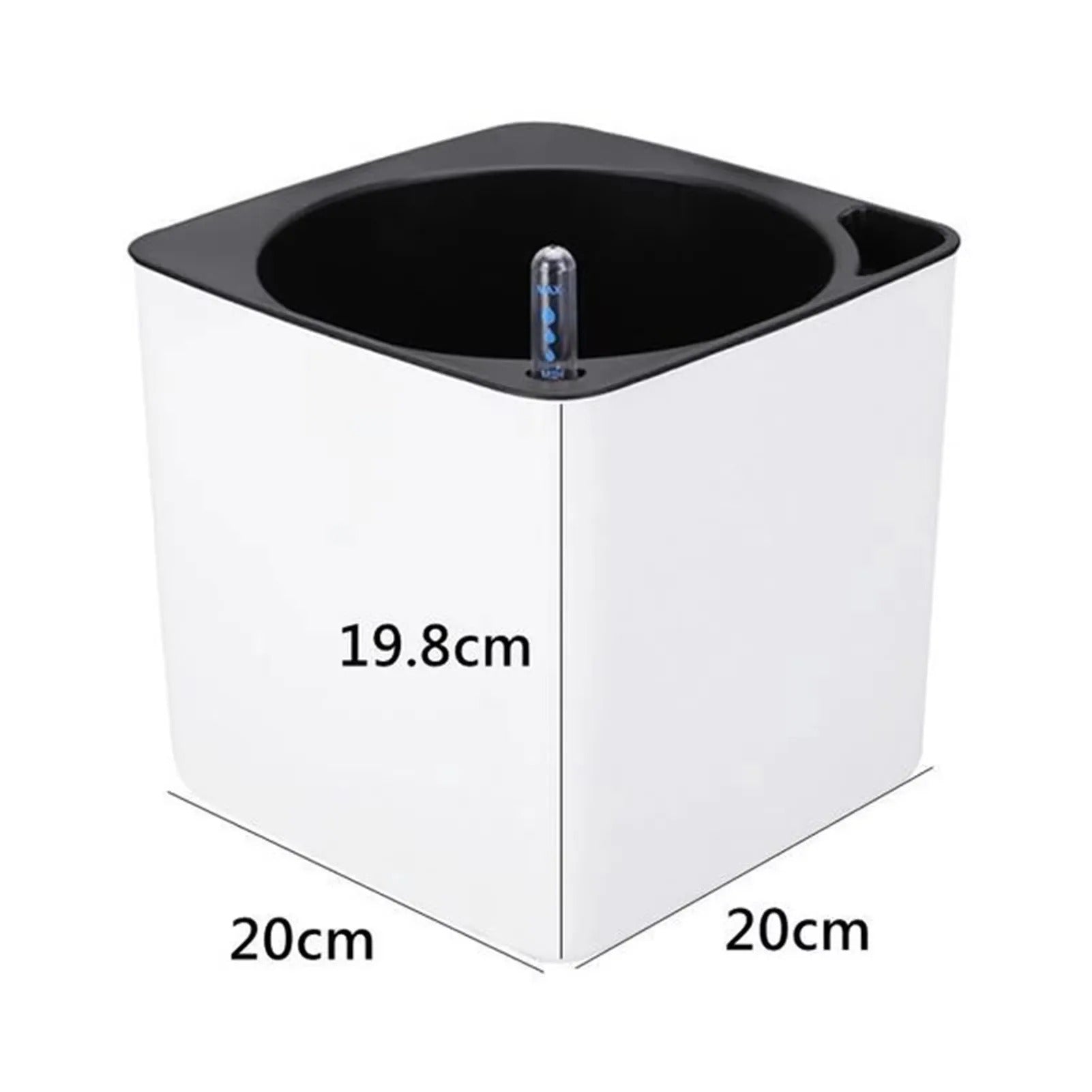 PureVase Pot – Selbstbewässernder Blumentopf mit Wasserstandsanzeige