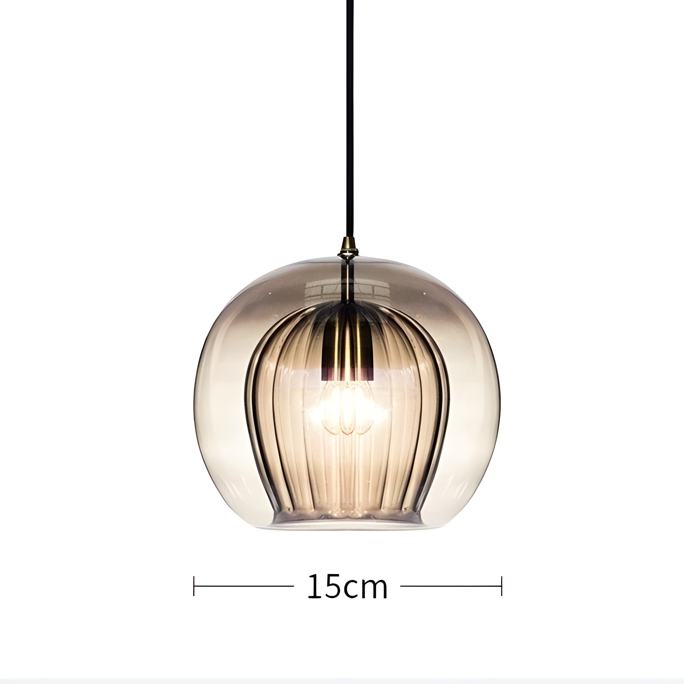 FrostedGlow Light – Moderne Glas-Pendelleuchte