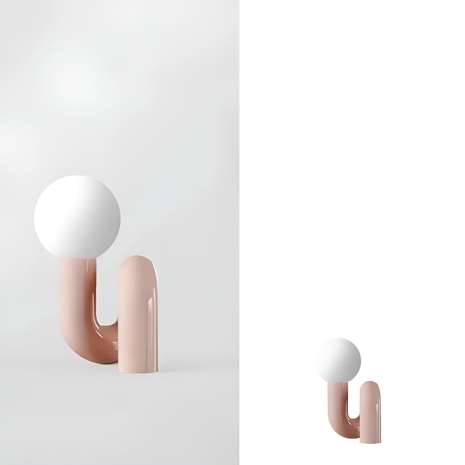 Minimalistische Glas-Tischlampe – Stilvolles Nordic Design | Perfekt für Schlafzimmer, Wohnzimmer & Büro