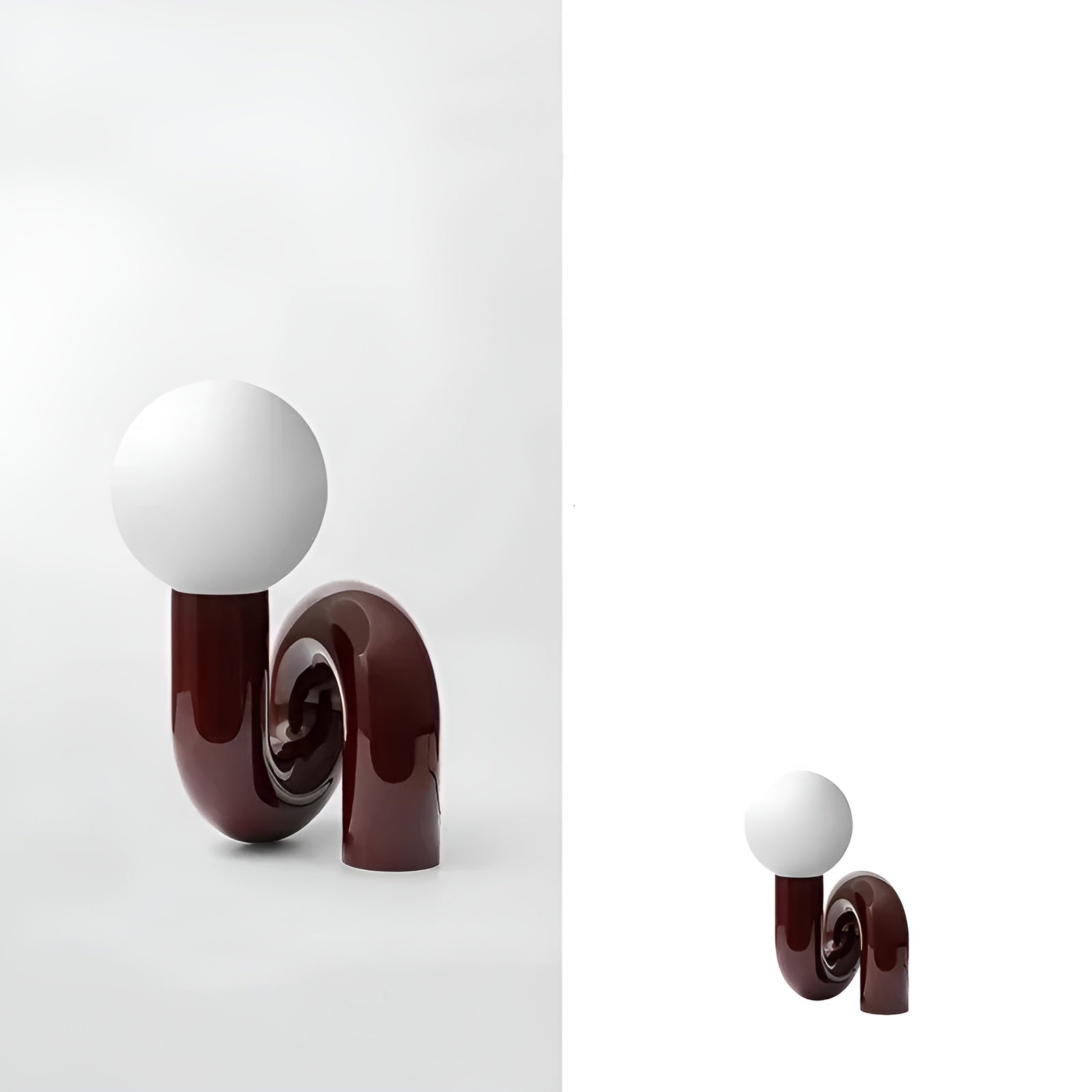 Minimalistische Glas-Tischlampe – Stilvolles Nordic Design | Perfekt für Schlafzimmer, Wohnzimmer & Büro