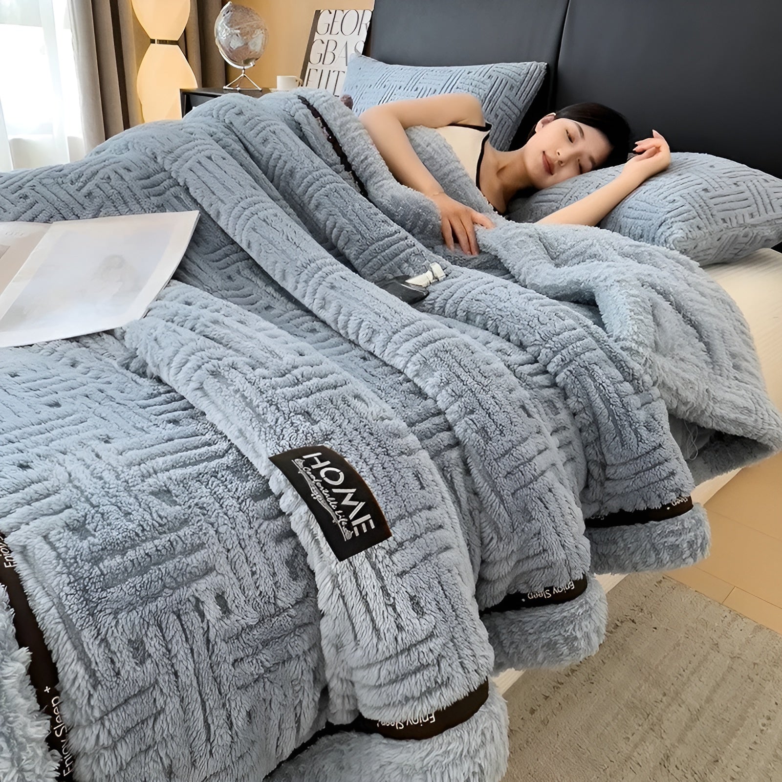 Flauschige Fleece-Decke – Weich und Atmungsaktiv | Warmes Plaid für Sofa und Bett