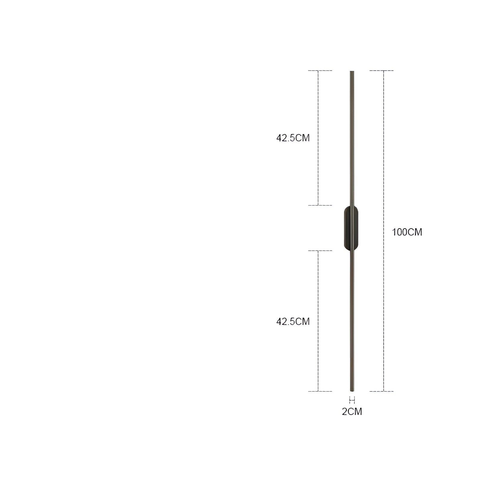 Lange LED-Wandleuchte – Modern & Dekorativ | Perfekt für Schlafzimmer, Wohnzimmer & Flur