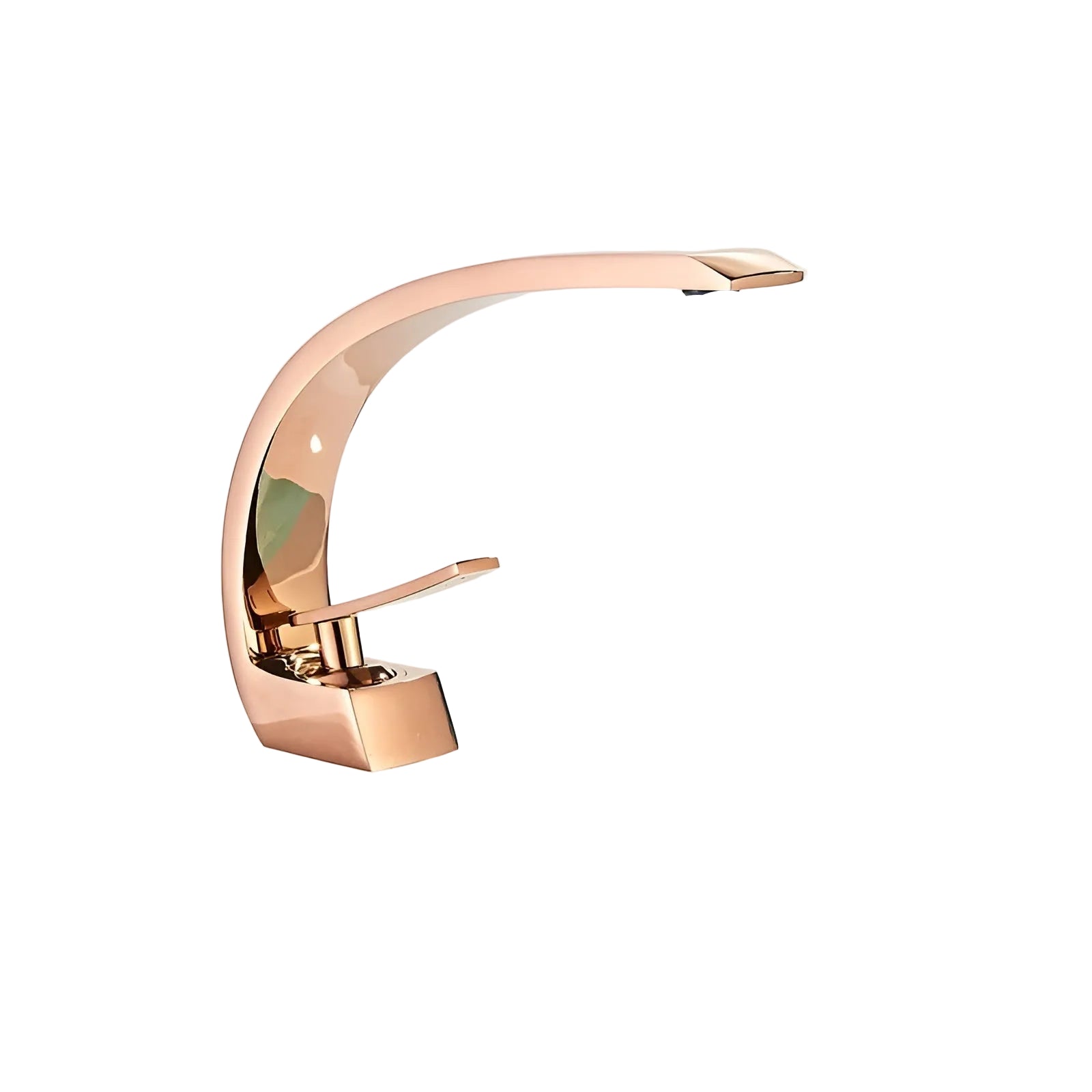 Einhebel-Waschtischarmatur – Modern & Platzsparend | Ideal für Aufsatz- und Einbauwaschbecken - Roségold - Wohnzubehör