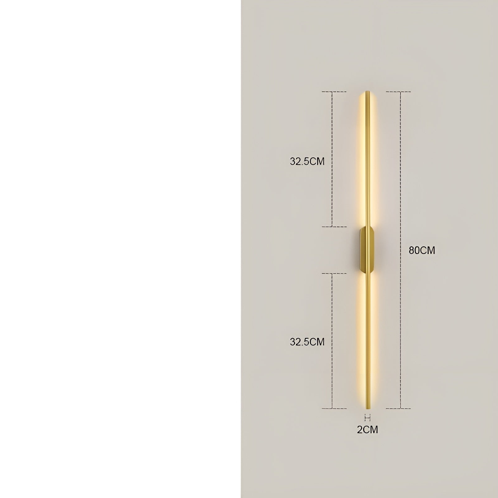 Lange LED-Wandleuchte – Modern & Dekorativ | Perfekt für Schlafzimmer, Wohnzimmer & Flur