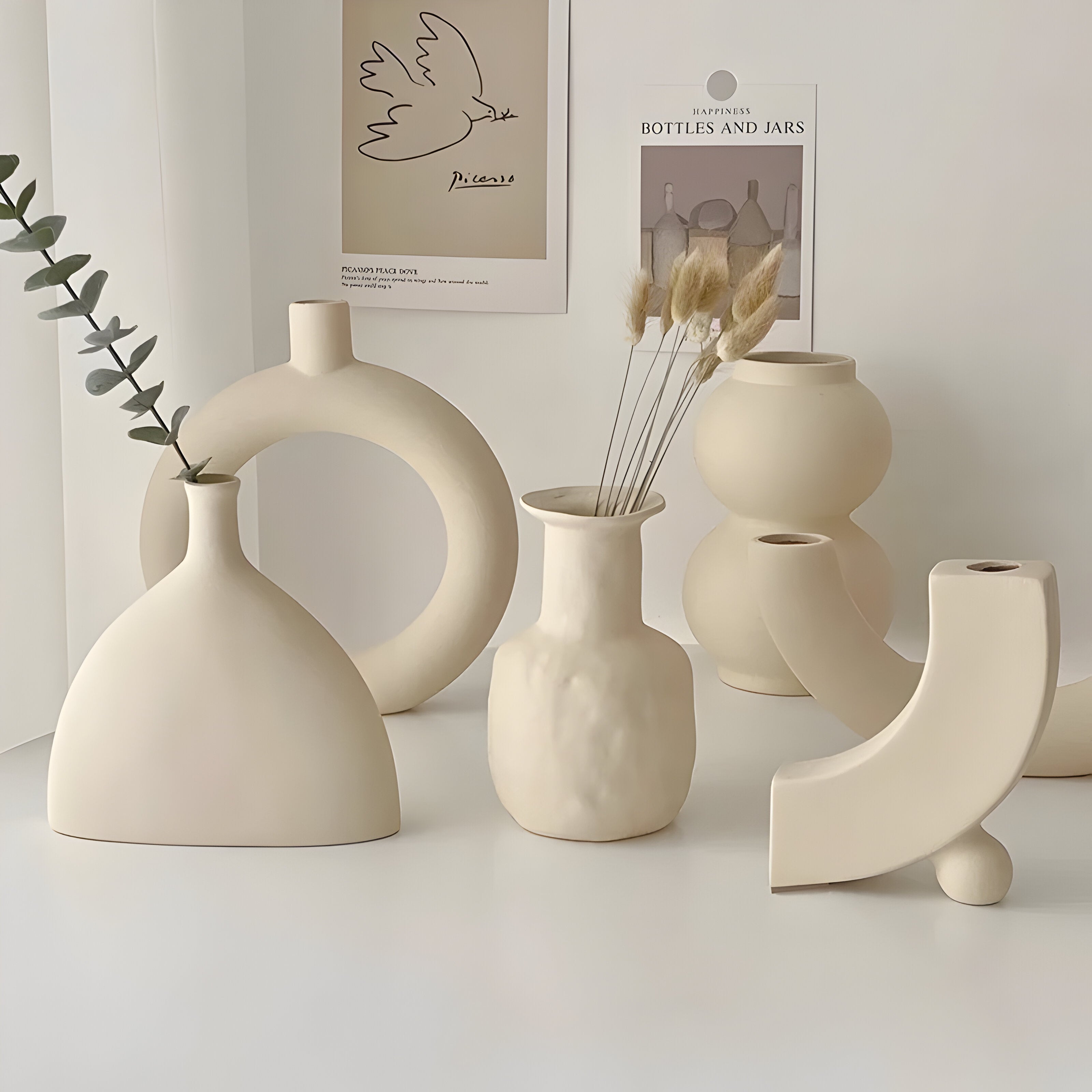 ClayHaven Vase - Moderne Keramische Blumenvase