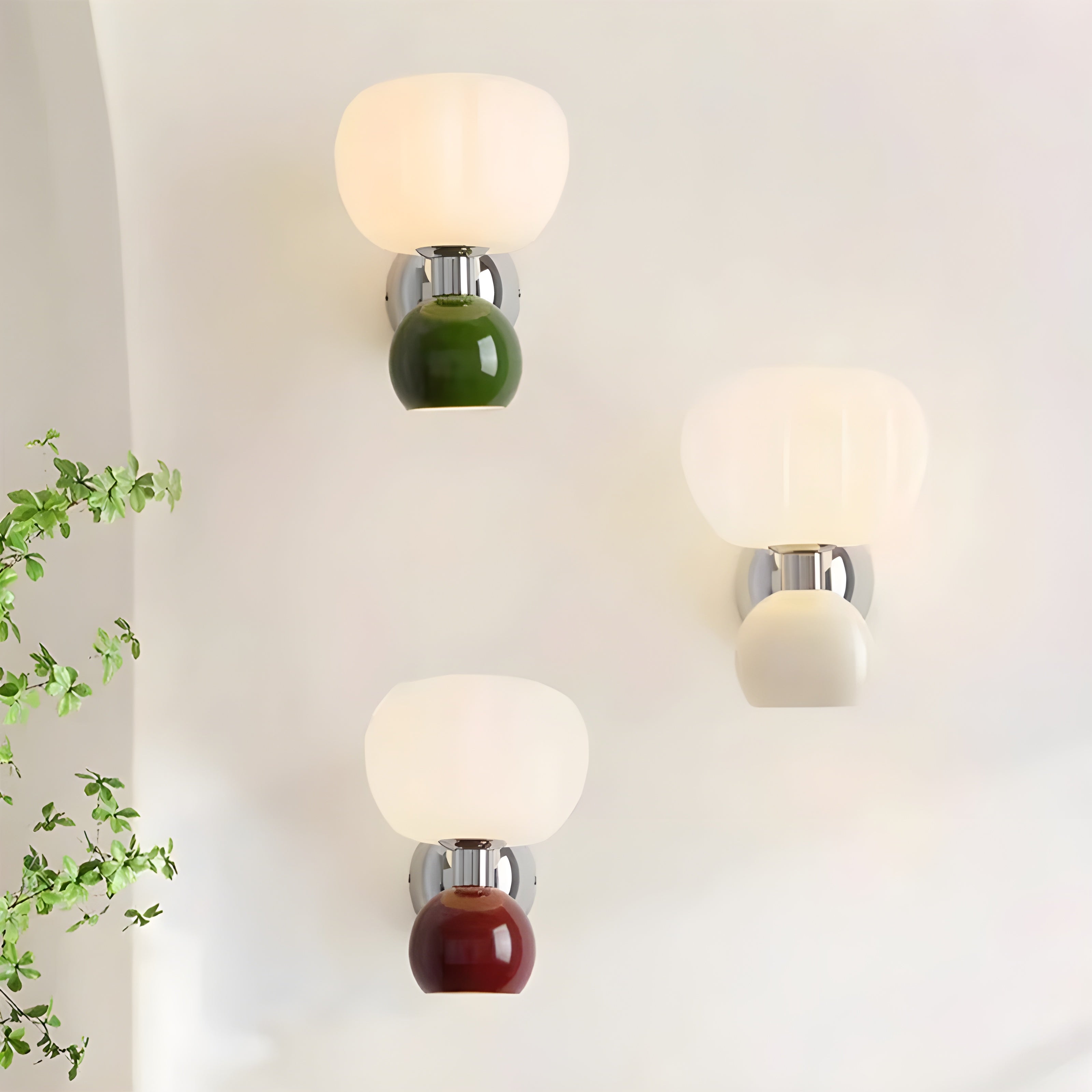 PumpkinGlow Light – Moderne Kürbis-Stil LED-Wandleuchte