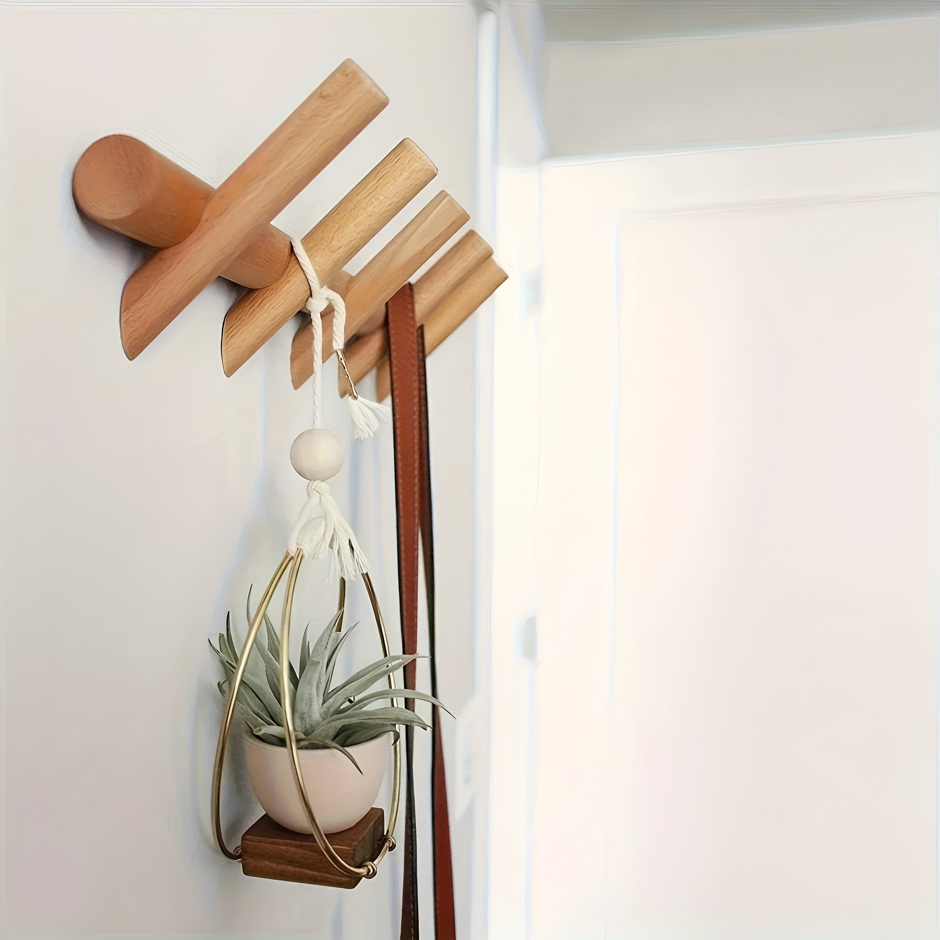 PineFix Hook - Nordische Wandhaken aus Holz