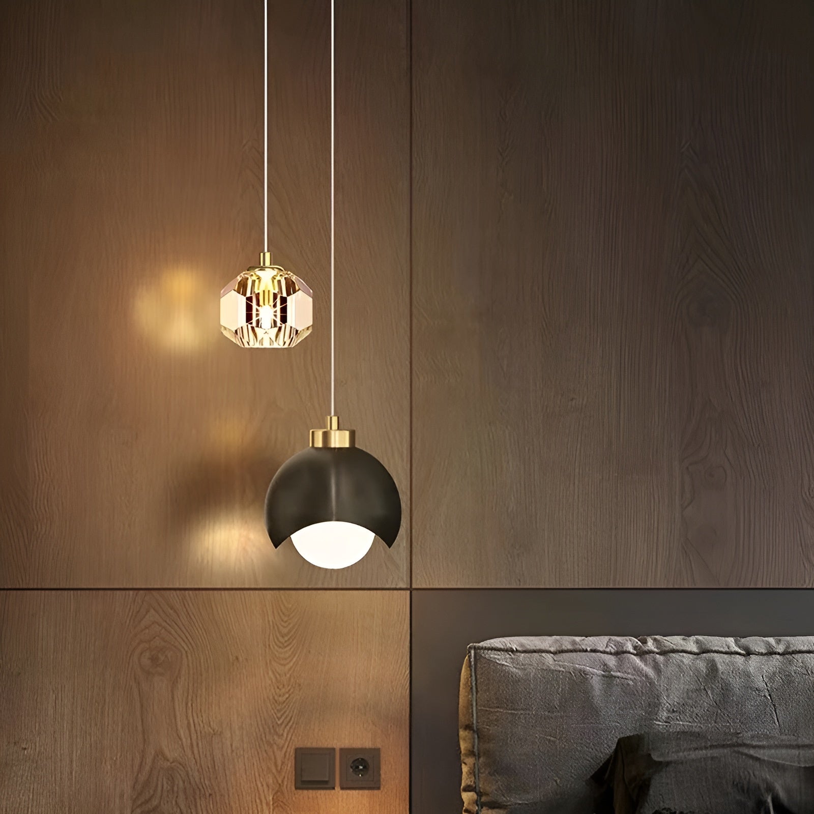 Kristall-Pendelleuchte – Elegantes Design im Skandinavischen Stil | Perfekt für Schlafzimmer, Wohnzimmer & Esstisch