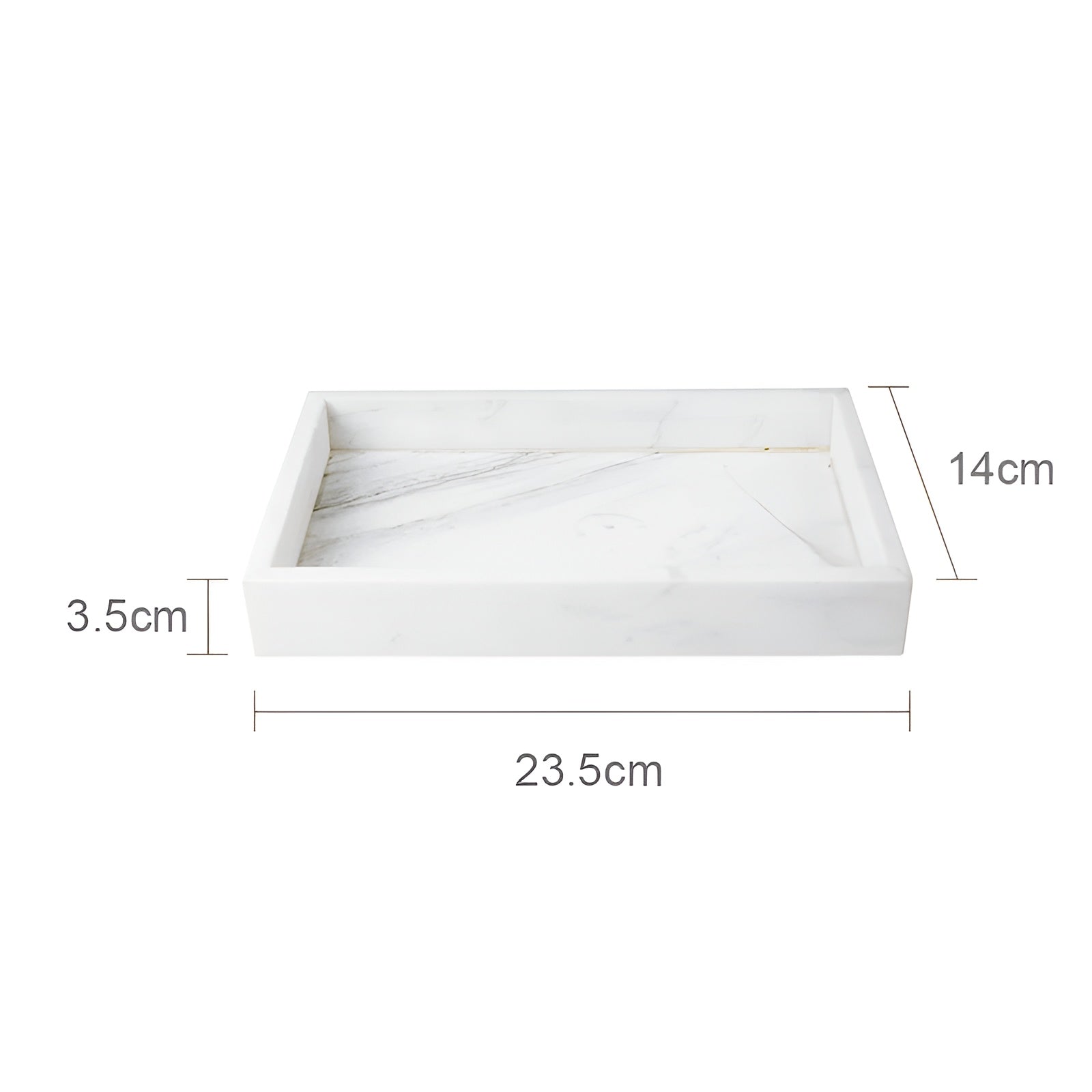 Badezimmer-Set aus Weißem Marmor – Seifenspender, Seifenschale, Toilettenbürste & Tablett | Elegante Bad-Accessoires