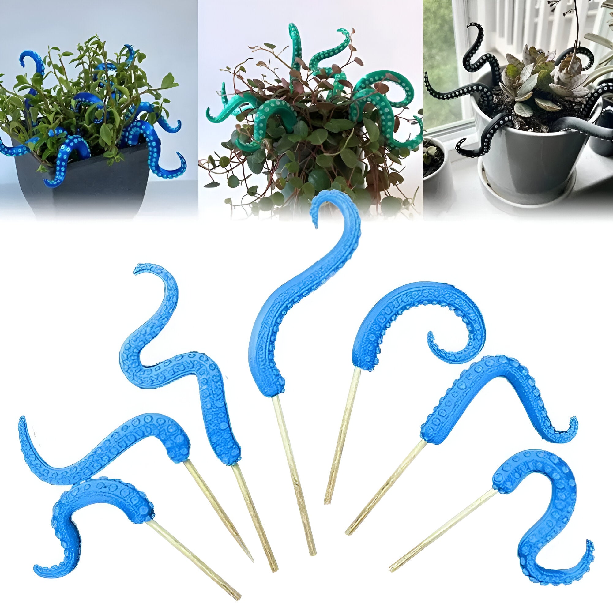 TentacleBloom Set - 7 Stück Oktopus Tentakel Dekoration