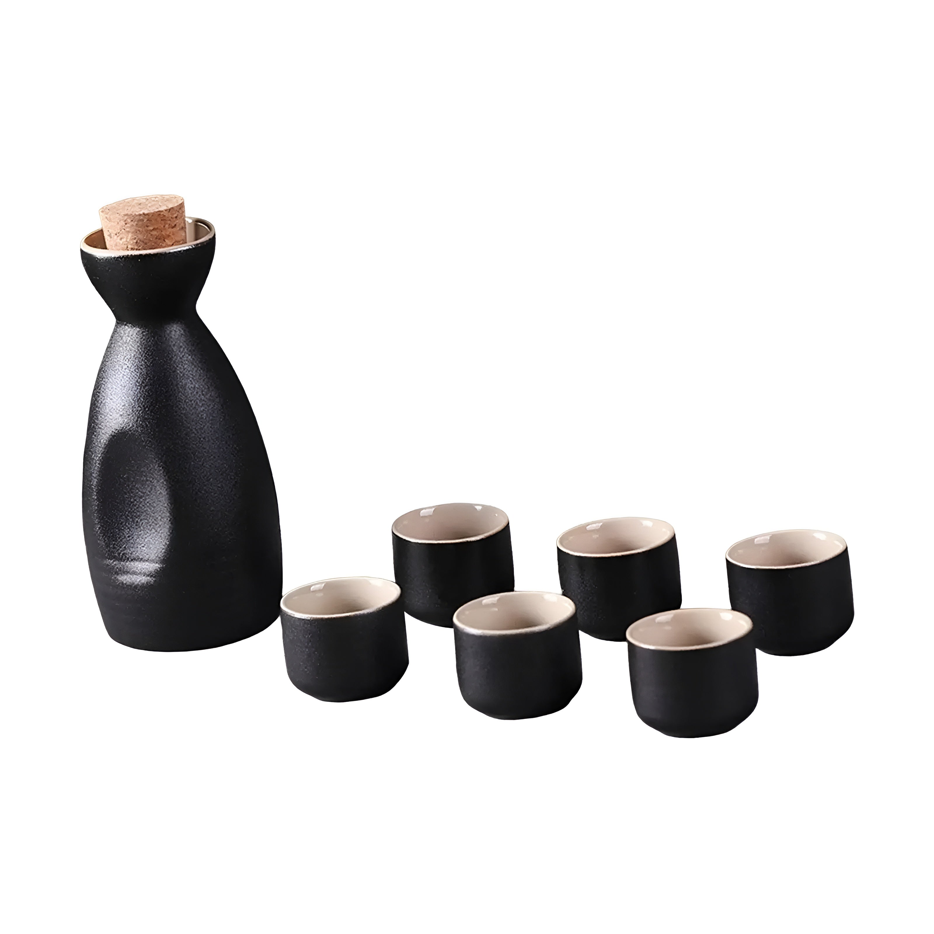 Vintage Sake-Set aus Keramik – Traditionell & Nachhaltig | Perfekt als Geschenk & Deko für Zuhause