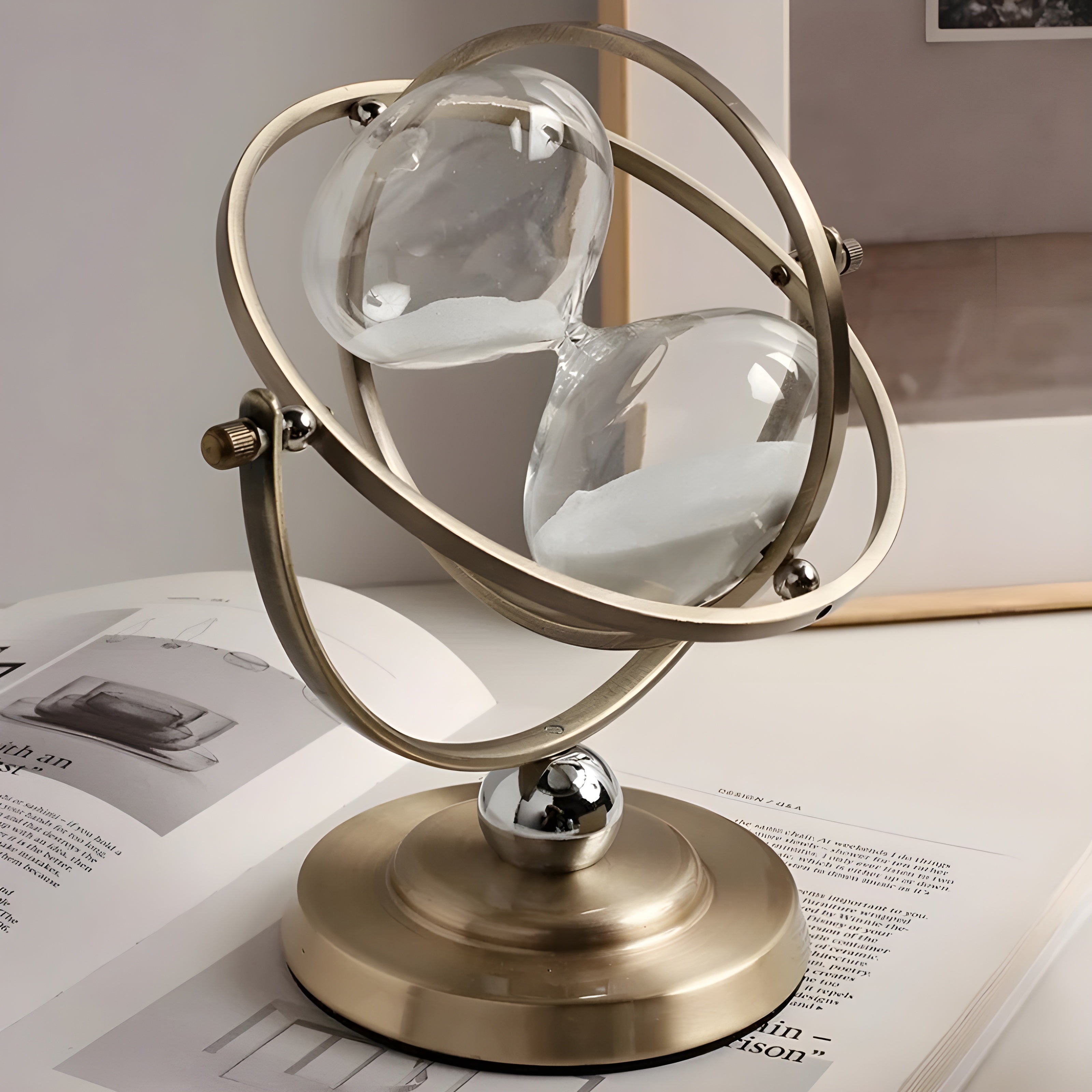 AntiqueGlobe Sanduhr – Vintage Sand Globus Sanduhr