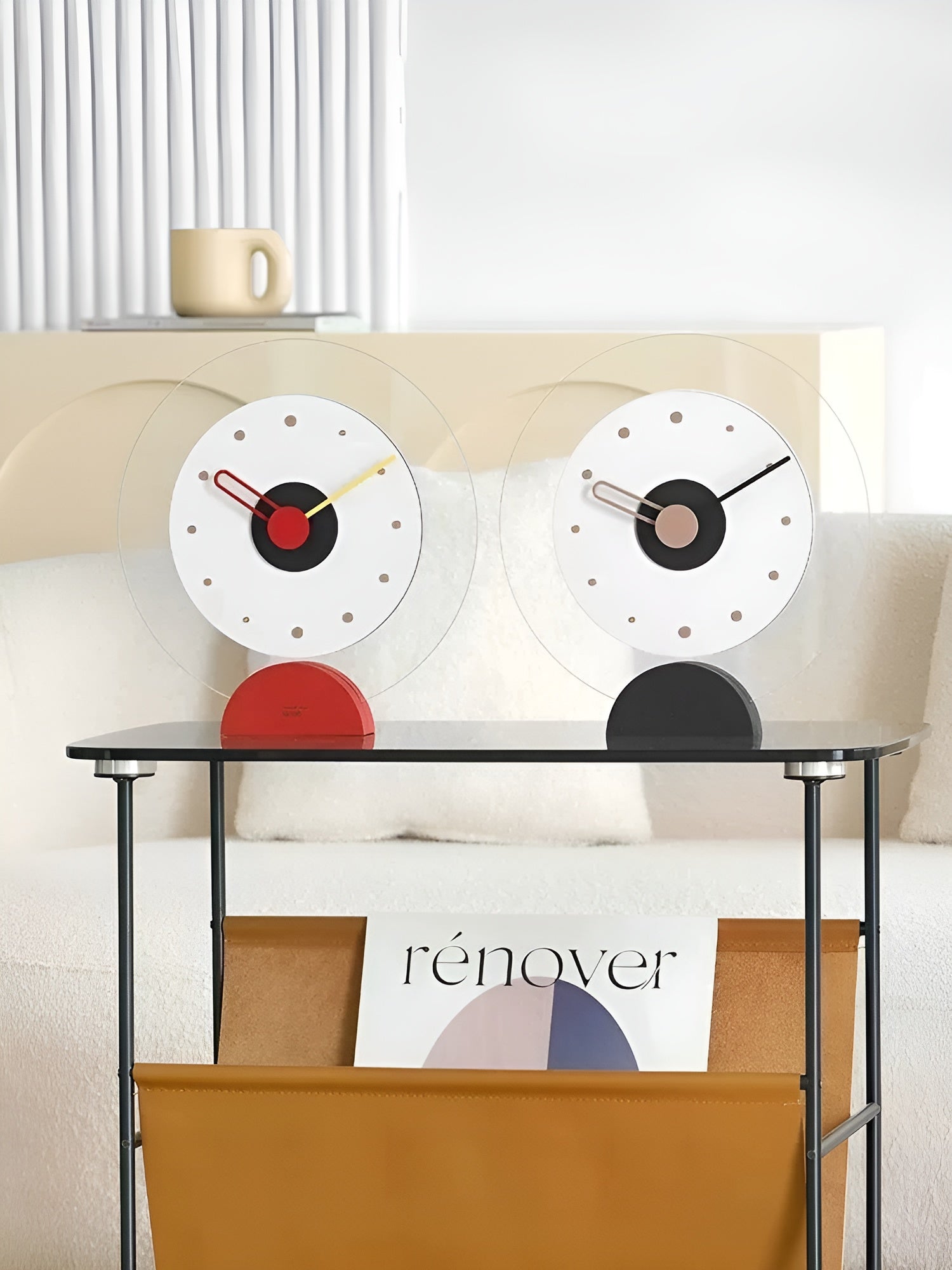 LumeEdge Clock - Minimalistischer Tischuhr