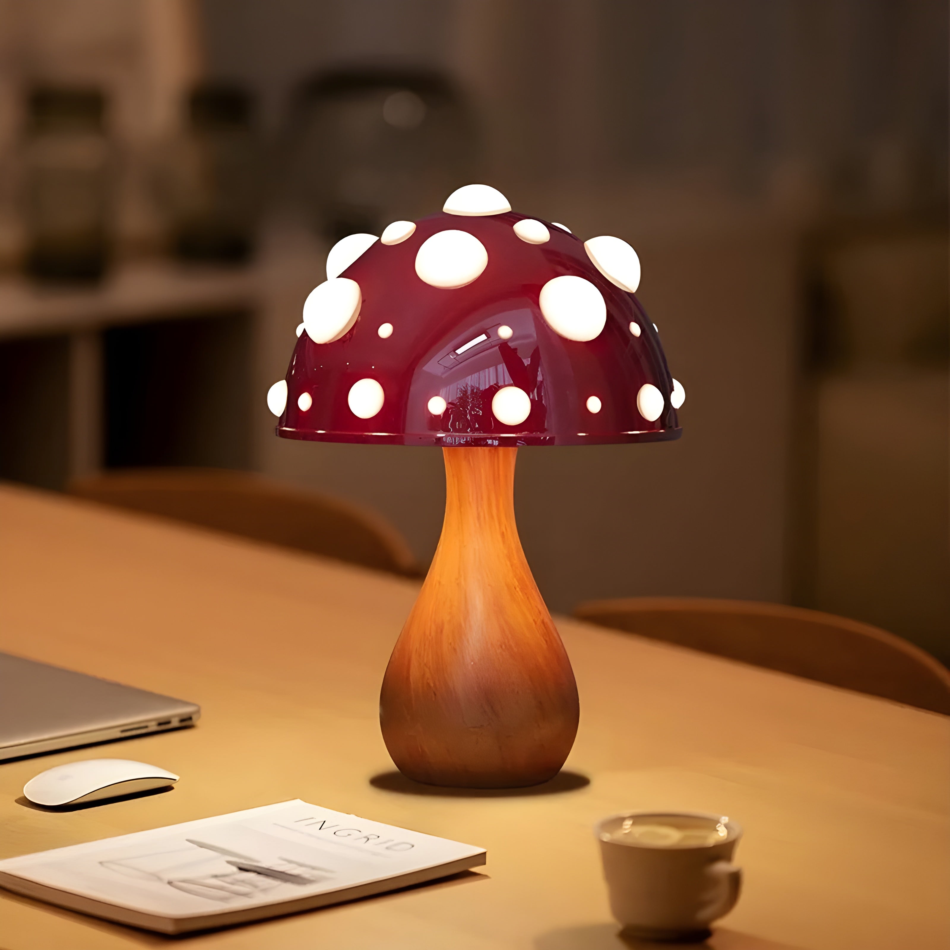 AmanitaDream Lamp - Amanita Pilz LED Wandleuchte