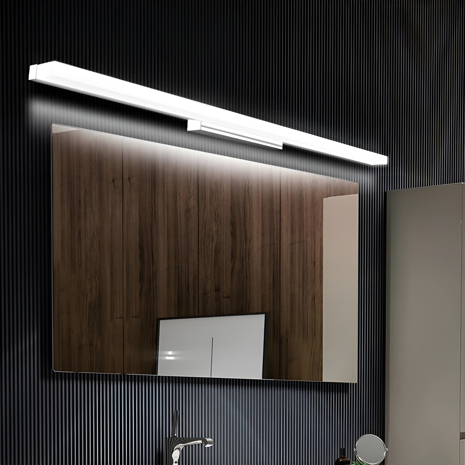 Moderne LED-Wandleuchte – Feuchtigkeitsresistent & Stilvoll | Ideal für Bad und Schlafzimmer