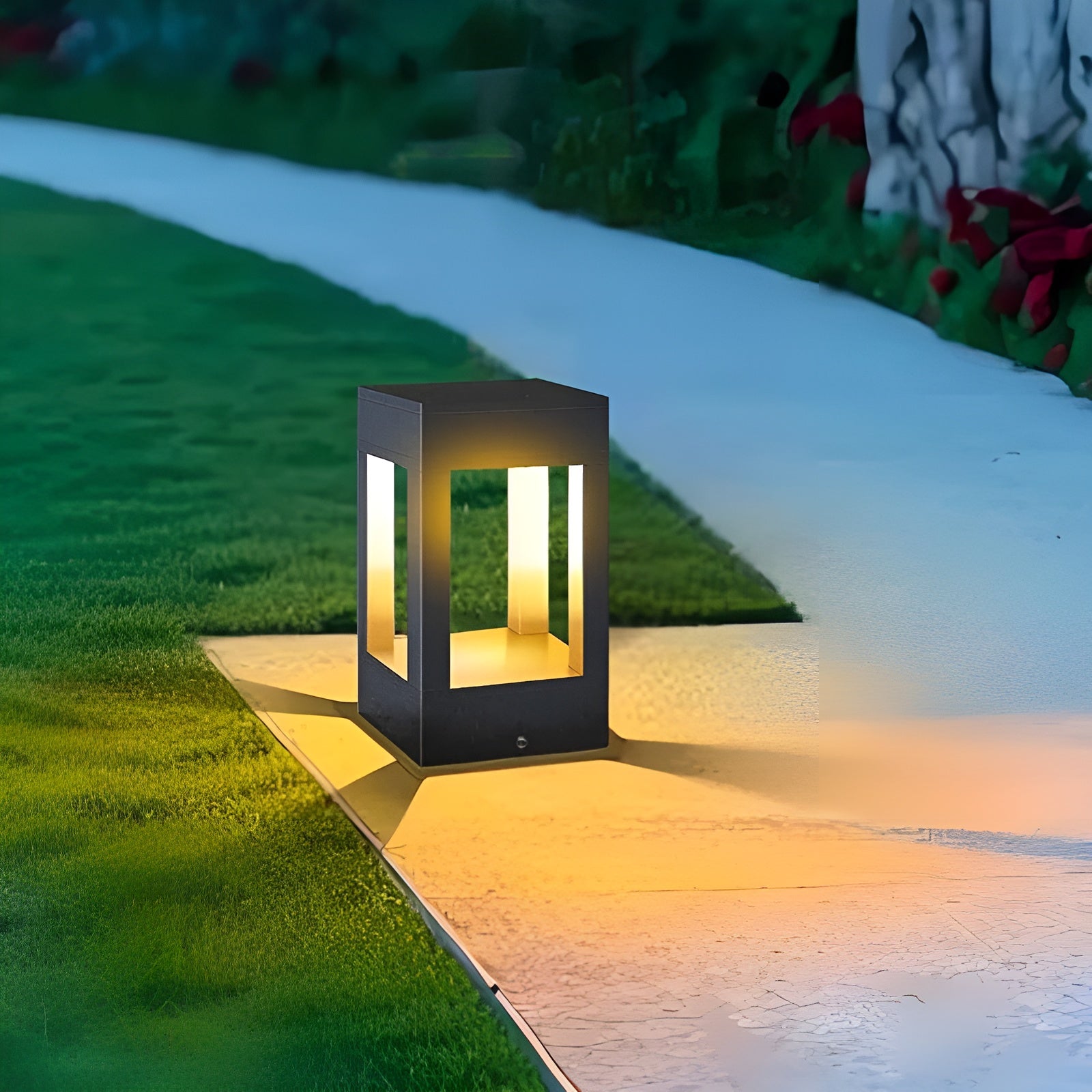 Moderne LED Gartenlampe – Wasserdicht und Langlebig | Perfekt für Terrasse, Rasen und Wegbeleuchtung