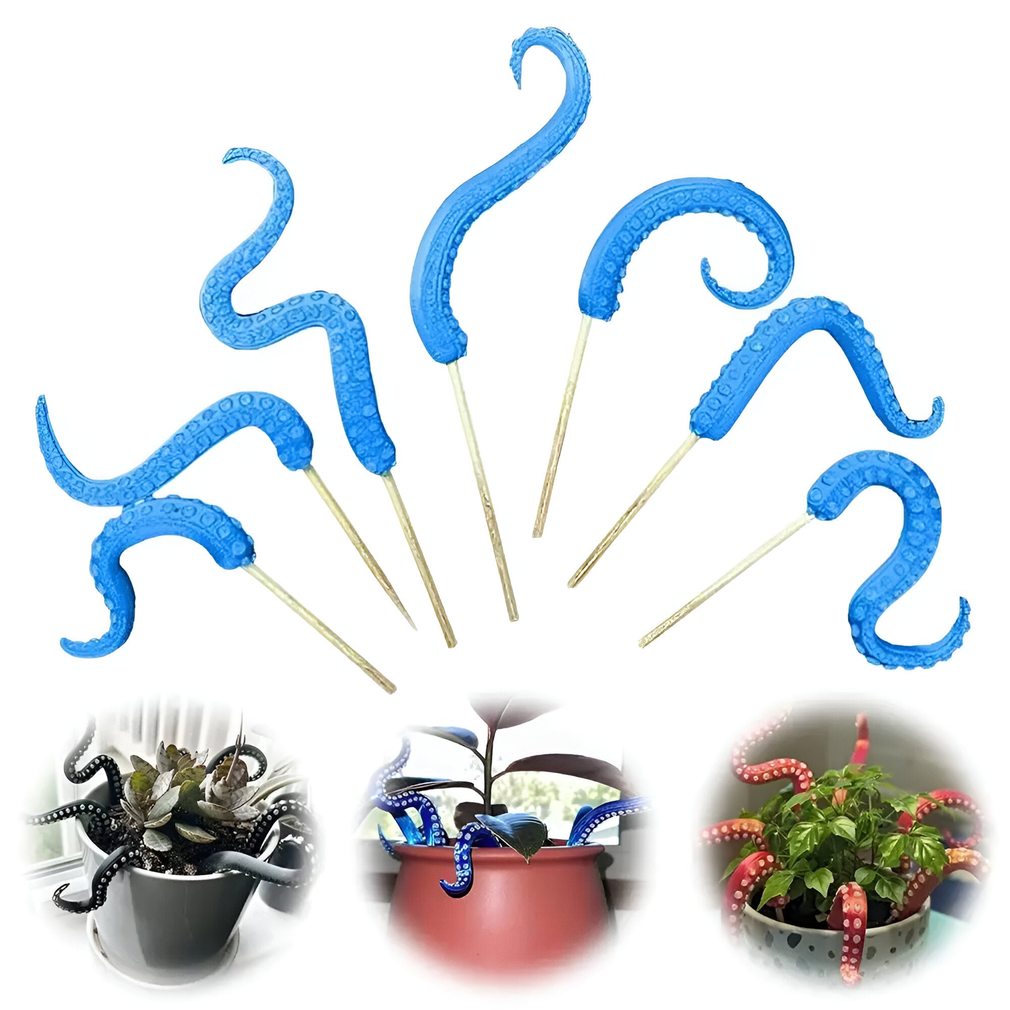TentacleBloom Set - 7 Stück Oktopus Tentakel Dekoration