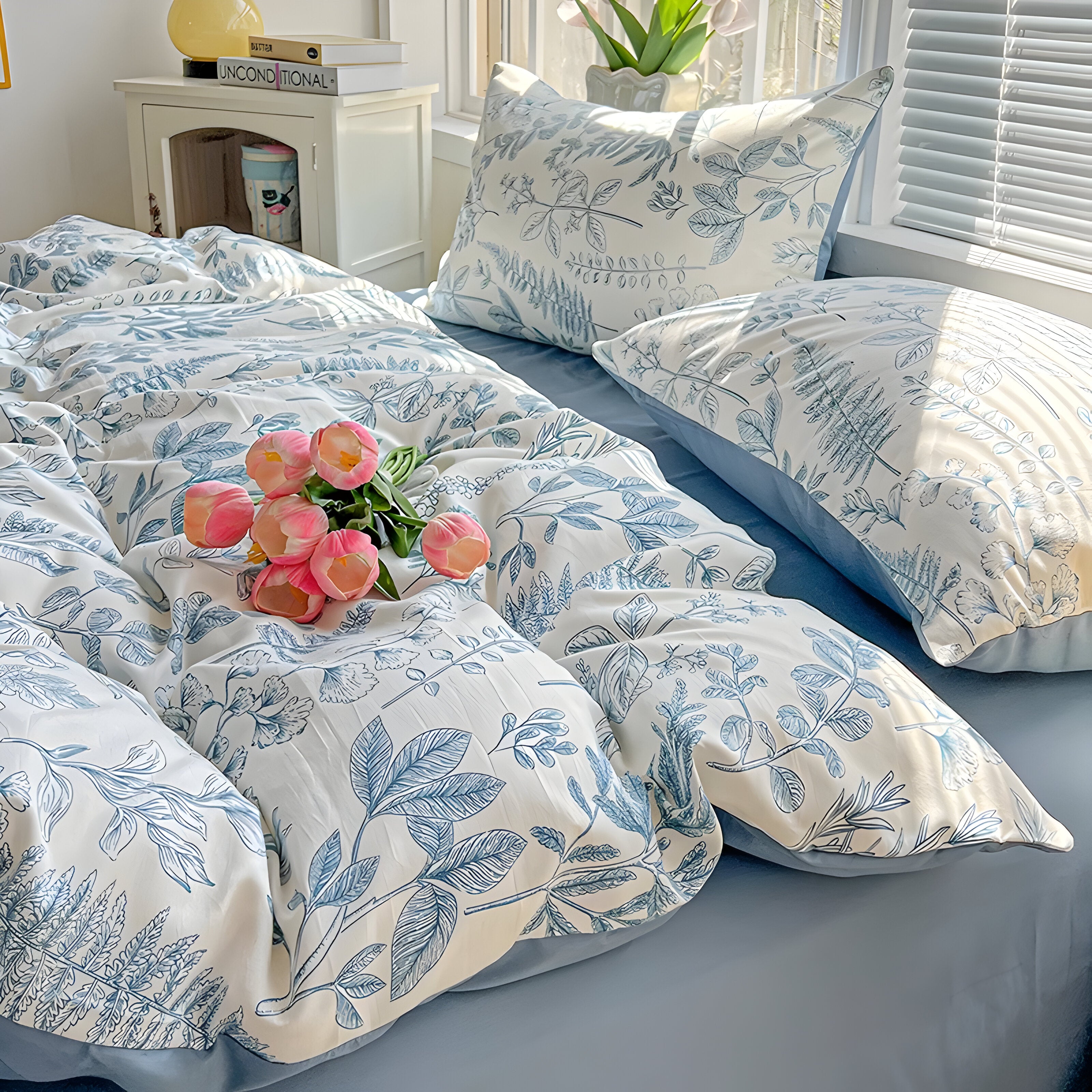 WhisperCotton - MInimalistischer Hautfreundlicher Bettbezug