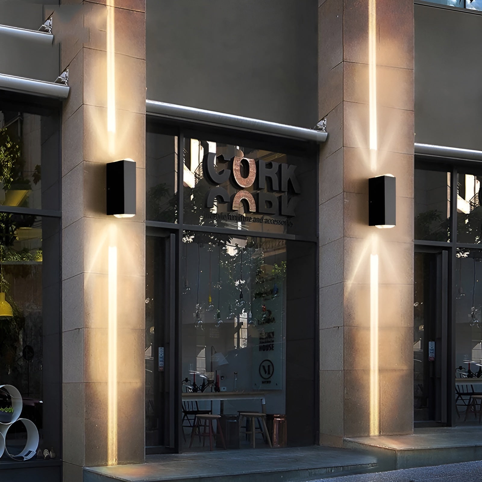 LED-Wandleuchte in Betonoptik – Wetterfeste Beleuchtung für Innen- und Außenbereich