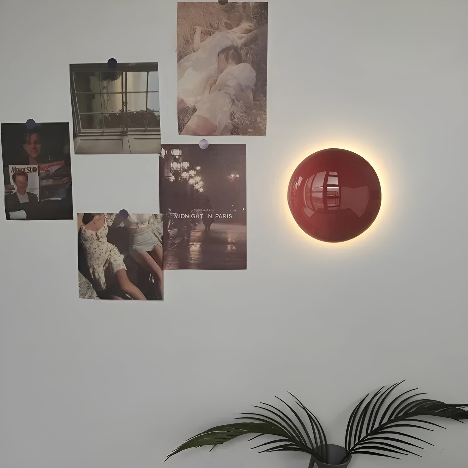 GlowCircle Light - Nordische Runde Metall-Wandleuchte