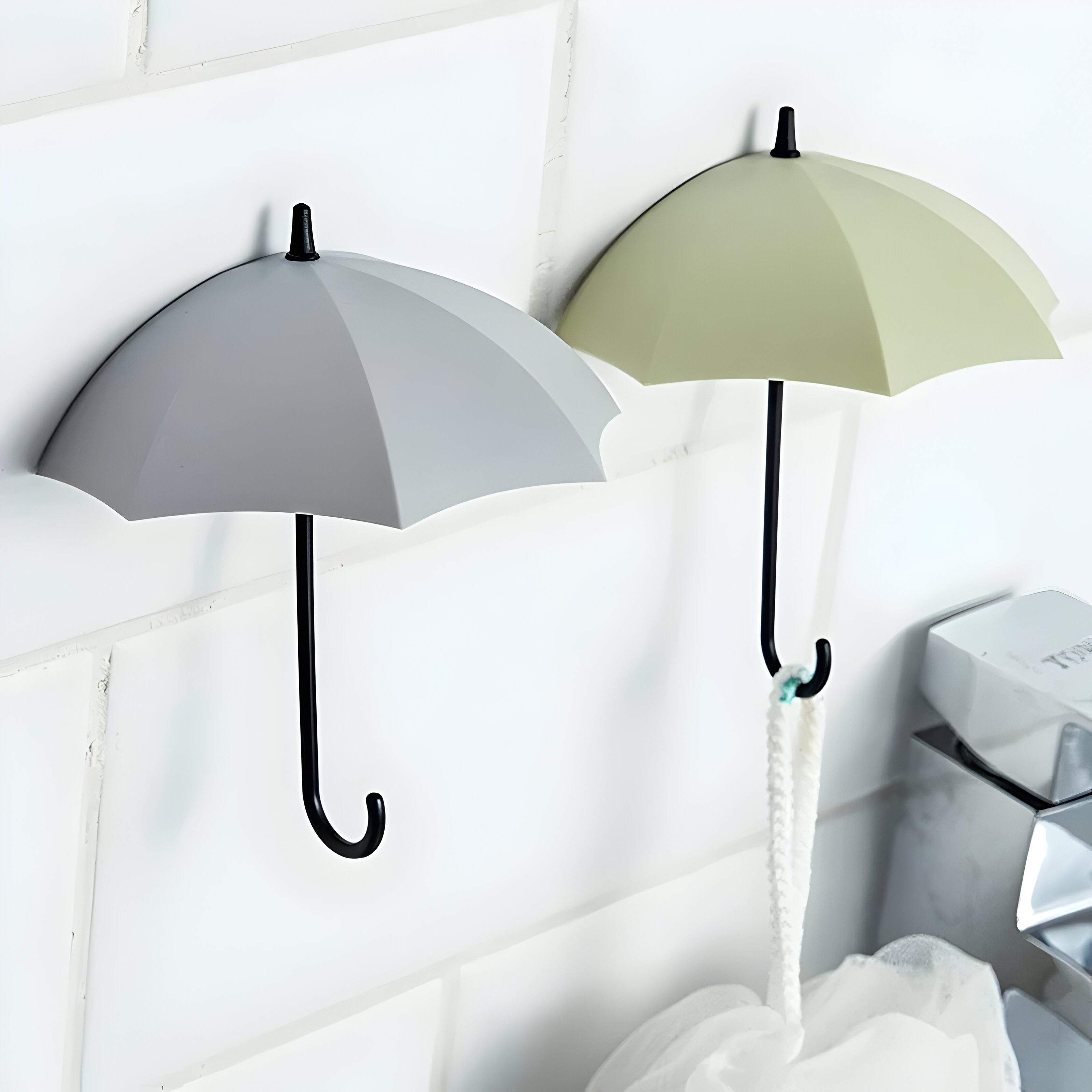 Wandhaken im Regenschirm-Design – 3-teiliges Set | Dekorativ und Platzsparend