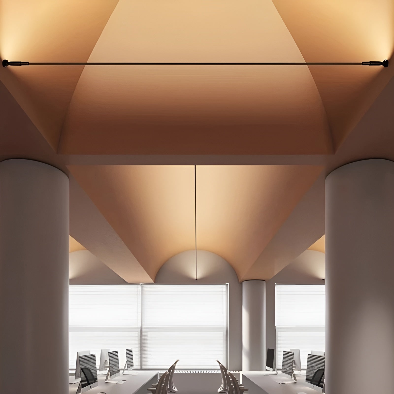 LED-Wandleuchte in Linearem Design – Schlankes Design aus Stahl | Für Wohn- & Schlafzimmer