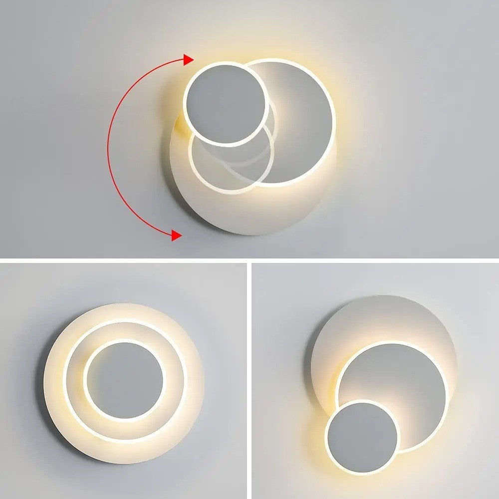 LED-Wandleuchte im modernen Design – 3-in-1 Dekolampe & Drehbar | Innenbeleuchtung