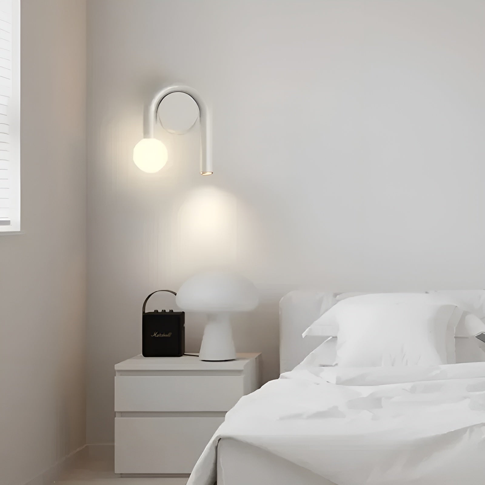 LED Wandleuchte in U-Form – Modernes Design | Dekorative Beleuchtung für Wohnzimmer & Schlafzimmer
