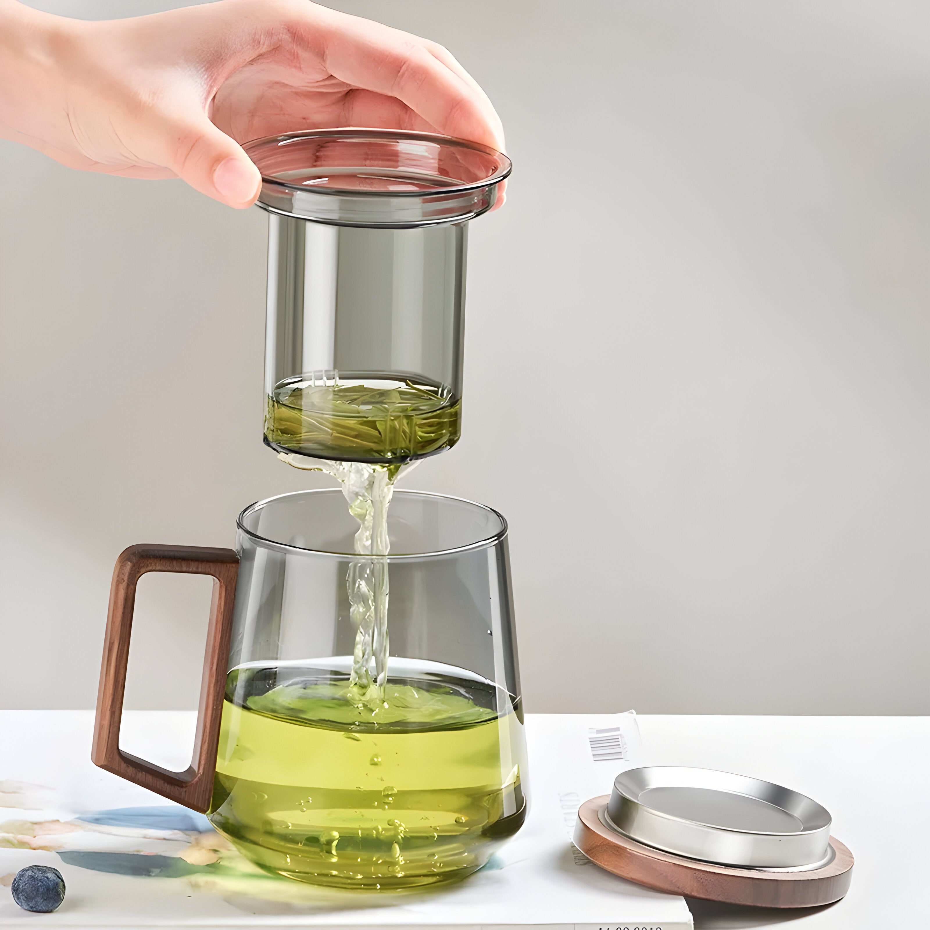 ArtisanBrew Cup – Hitzebeständige Glas-Teetasse