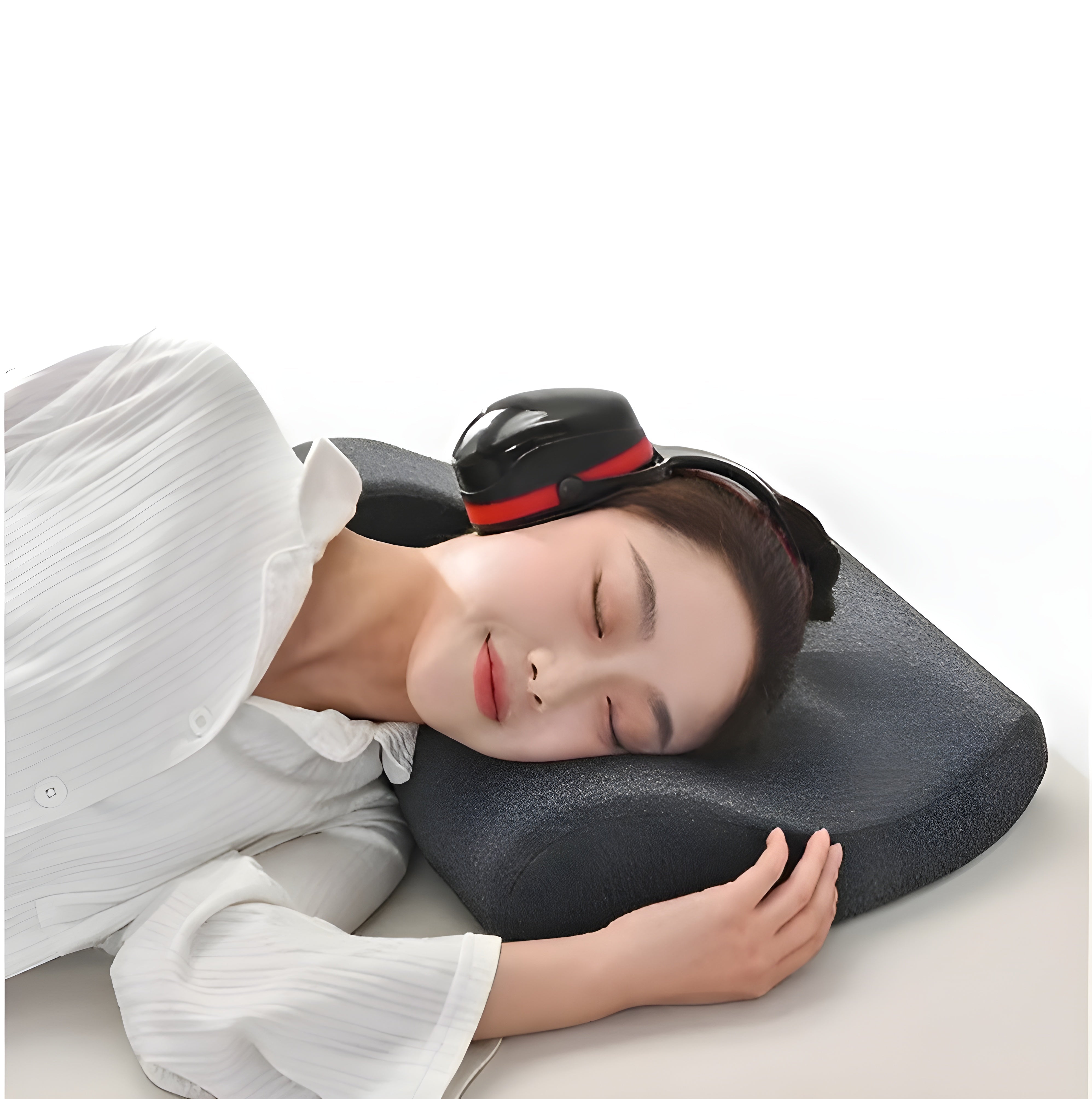 Anti-Schnarch-Kissen aus Memory-Schaumstoff – Ergonomisch und atmungsaktiv | Orthopädisch, waschbar, stützt Nacken und Schultern