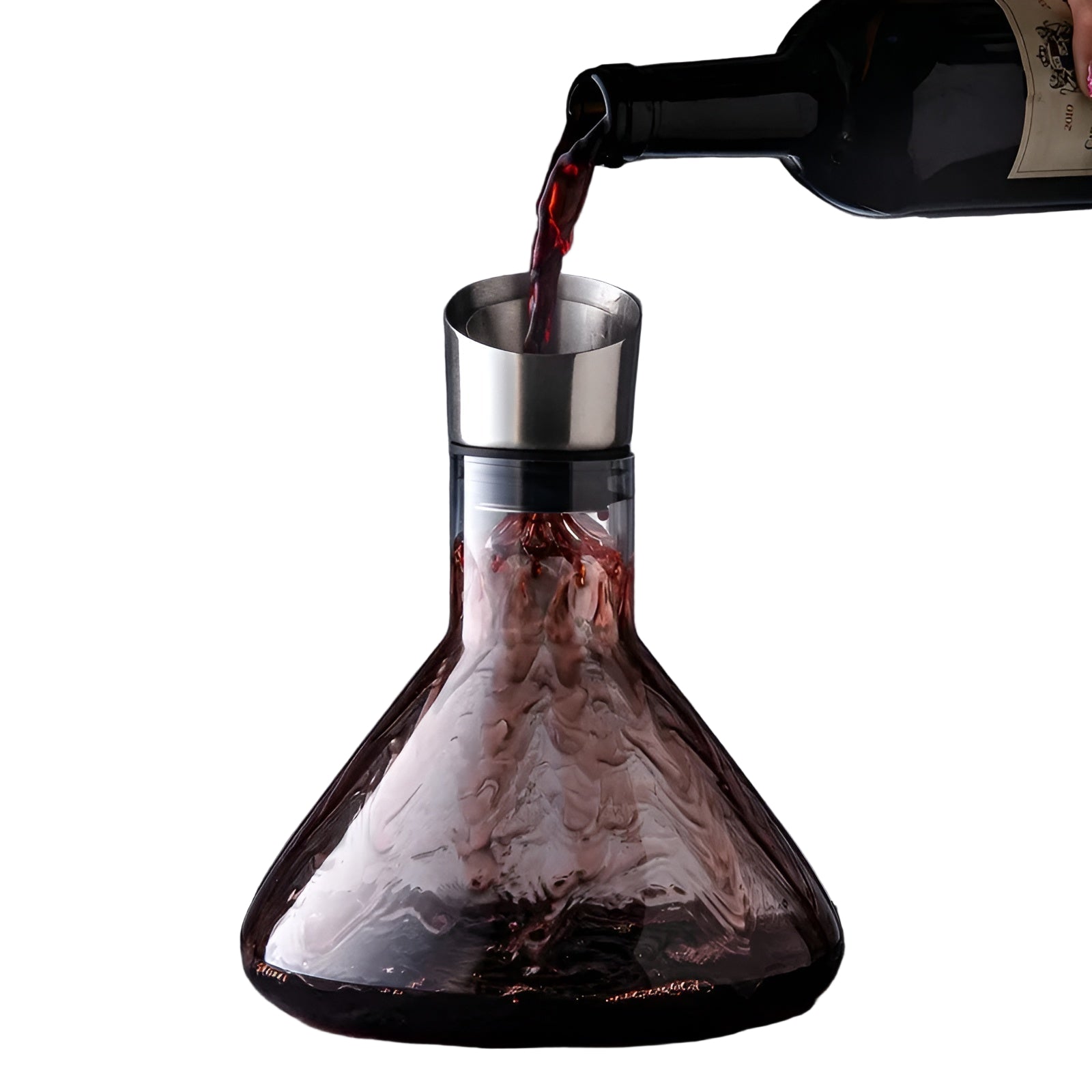 Separator Luxus-Rotweinkaraffe - Transparenter Nordischer Weinspender Karaffe mit mehreren Fassungsvermögen Trinkgefäß