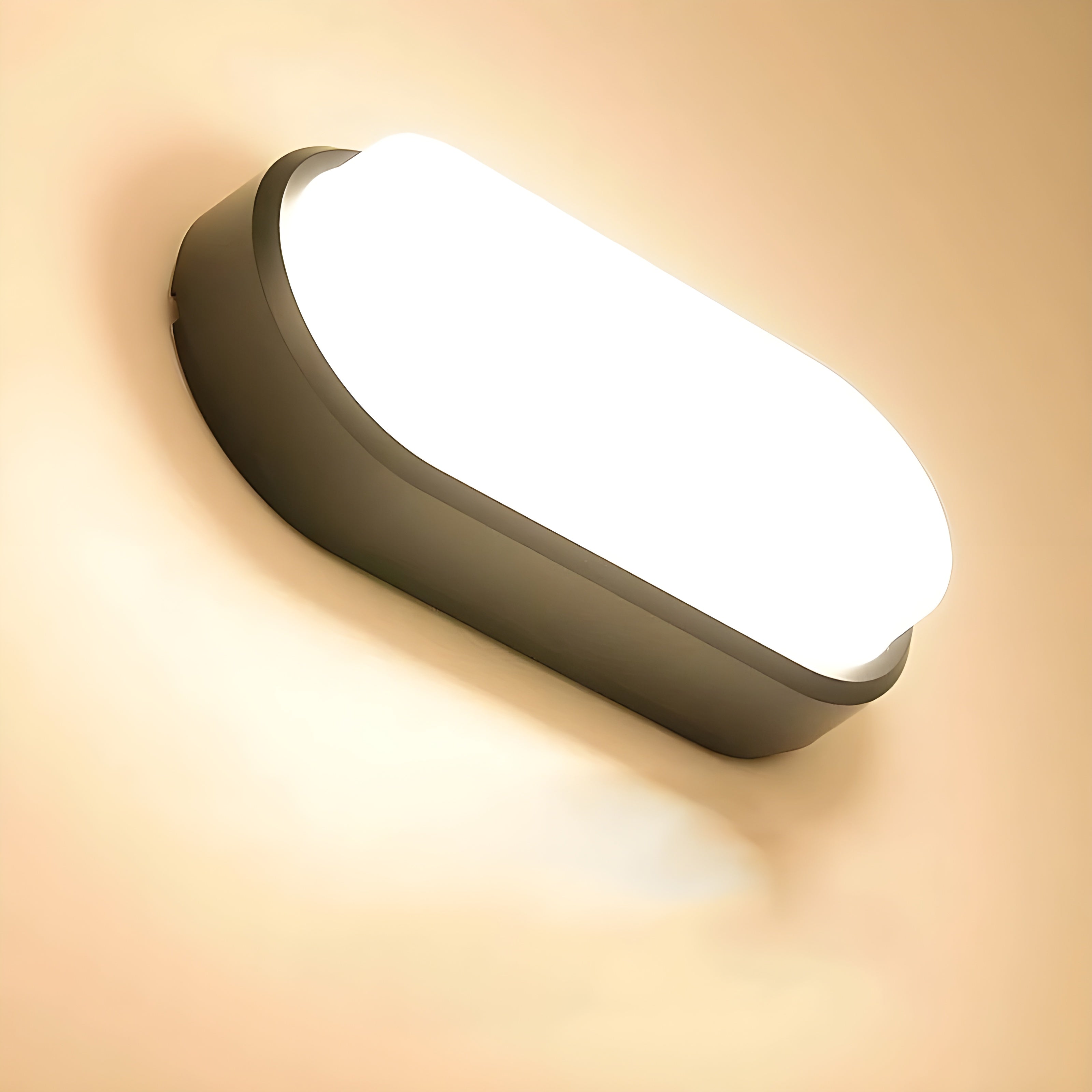 OvalShine Light - Moderne Wandlampe mit Oberflächenmontage und LED-Beleuchtung