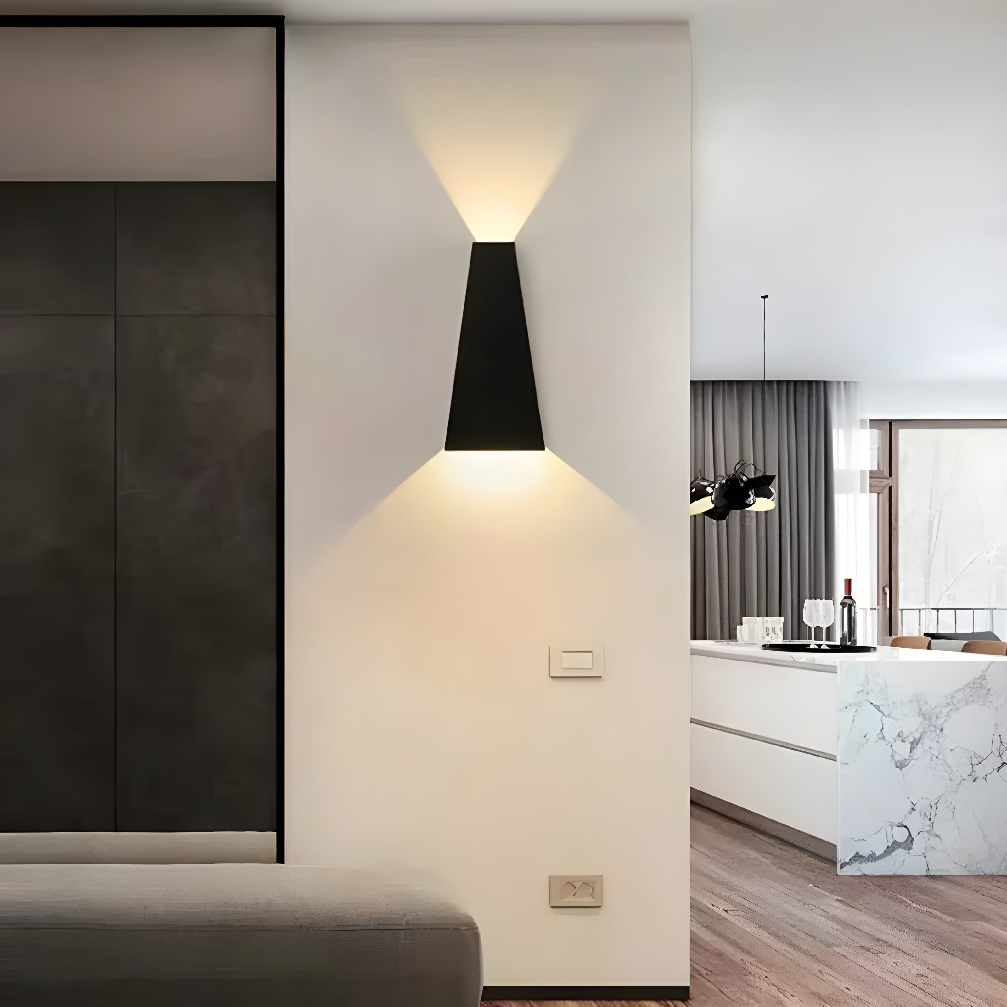 GlowHorizon Light – Nordische Aluminium Up- und Down-LED-Leuchte