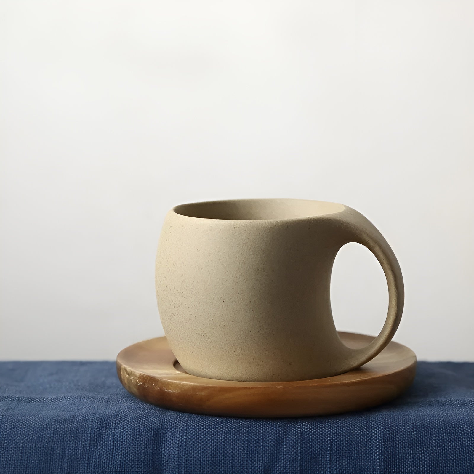 Vintage Kaffeetasse mit Untertasse – Keramik | Stilvoll & Dekorativ für Zuhause