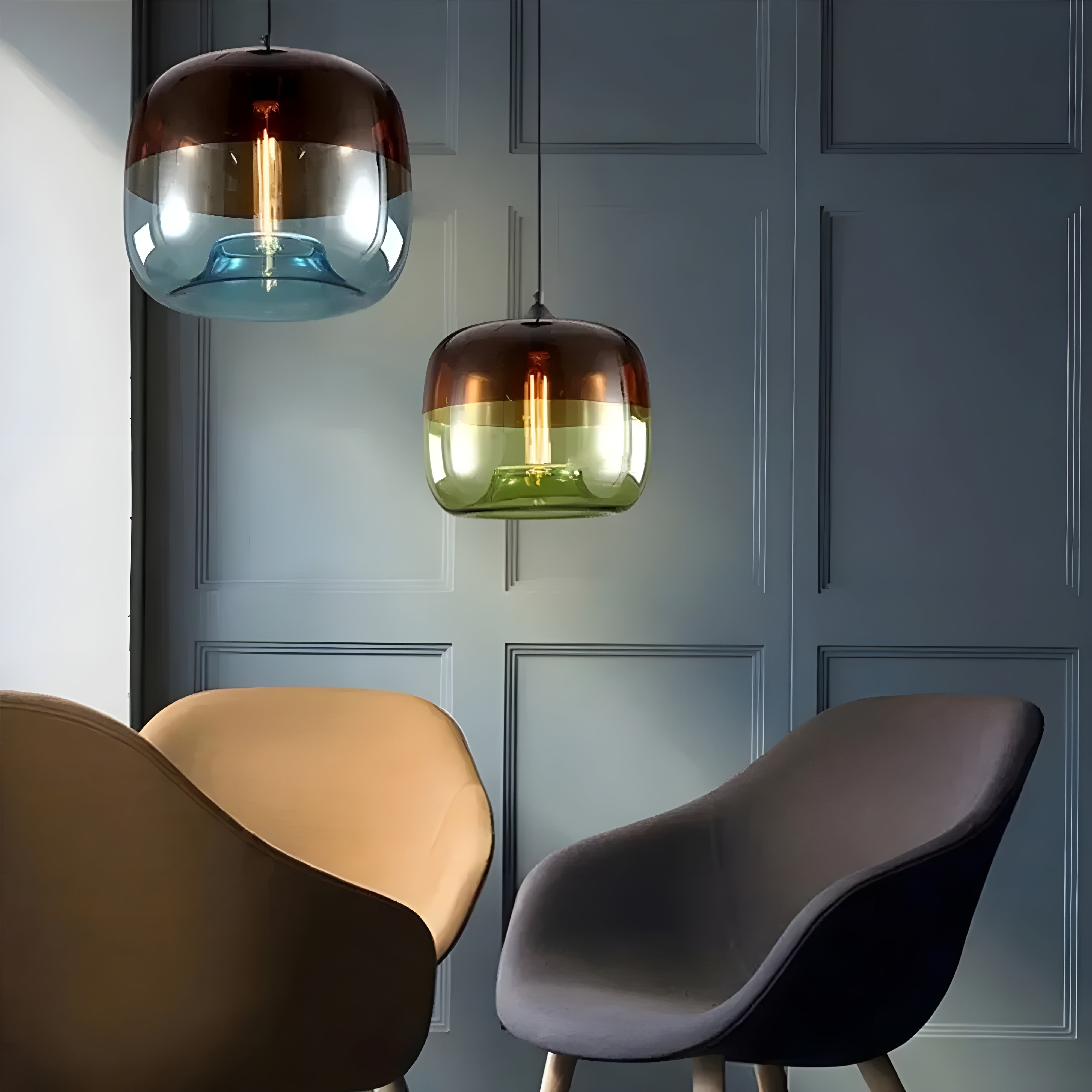 RetroCharm Light - Nordische Bunte Hängelampe