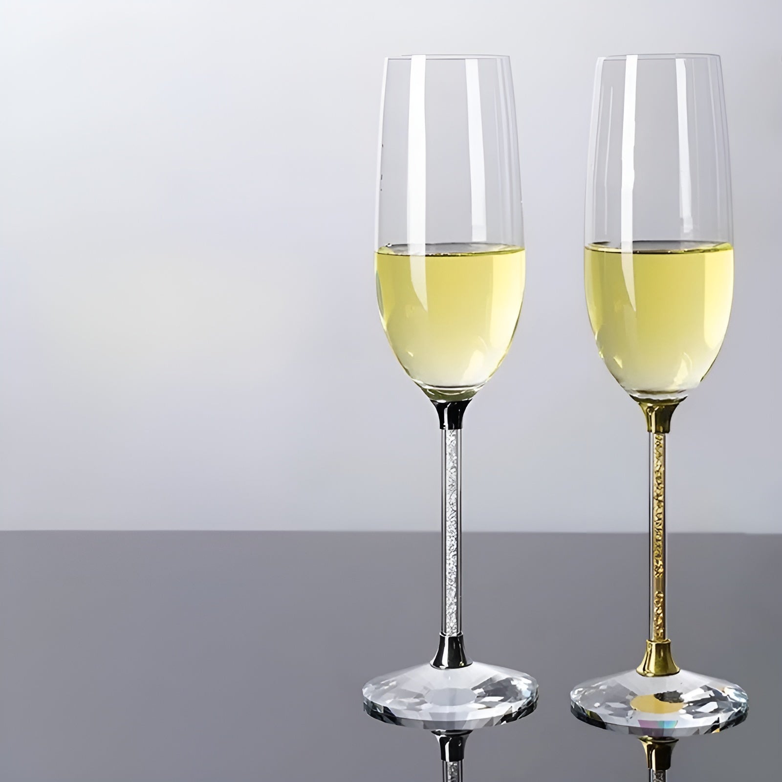Rotweingläser-Set – 2 Hochwertige Kristallgläser für Wein & Champagner | Elegant für Partys und Feiern