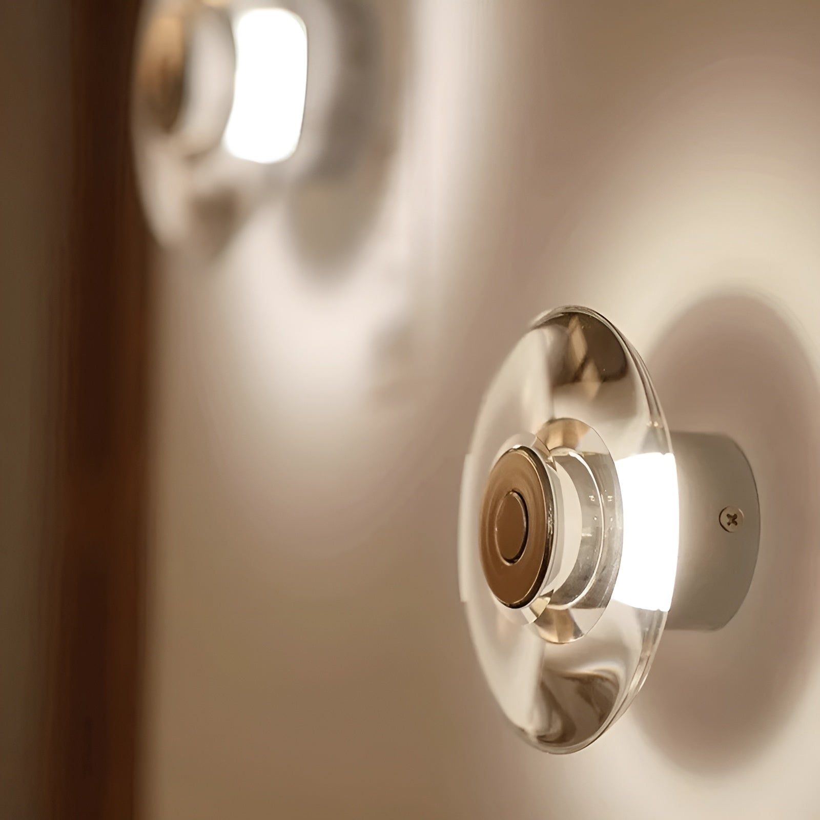 Runde Kristall-Wandleuchte – Modernes LED-Design | Dekorative Lampe für Schlafzimmer, Wohnzimmer & Flur
