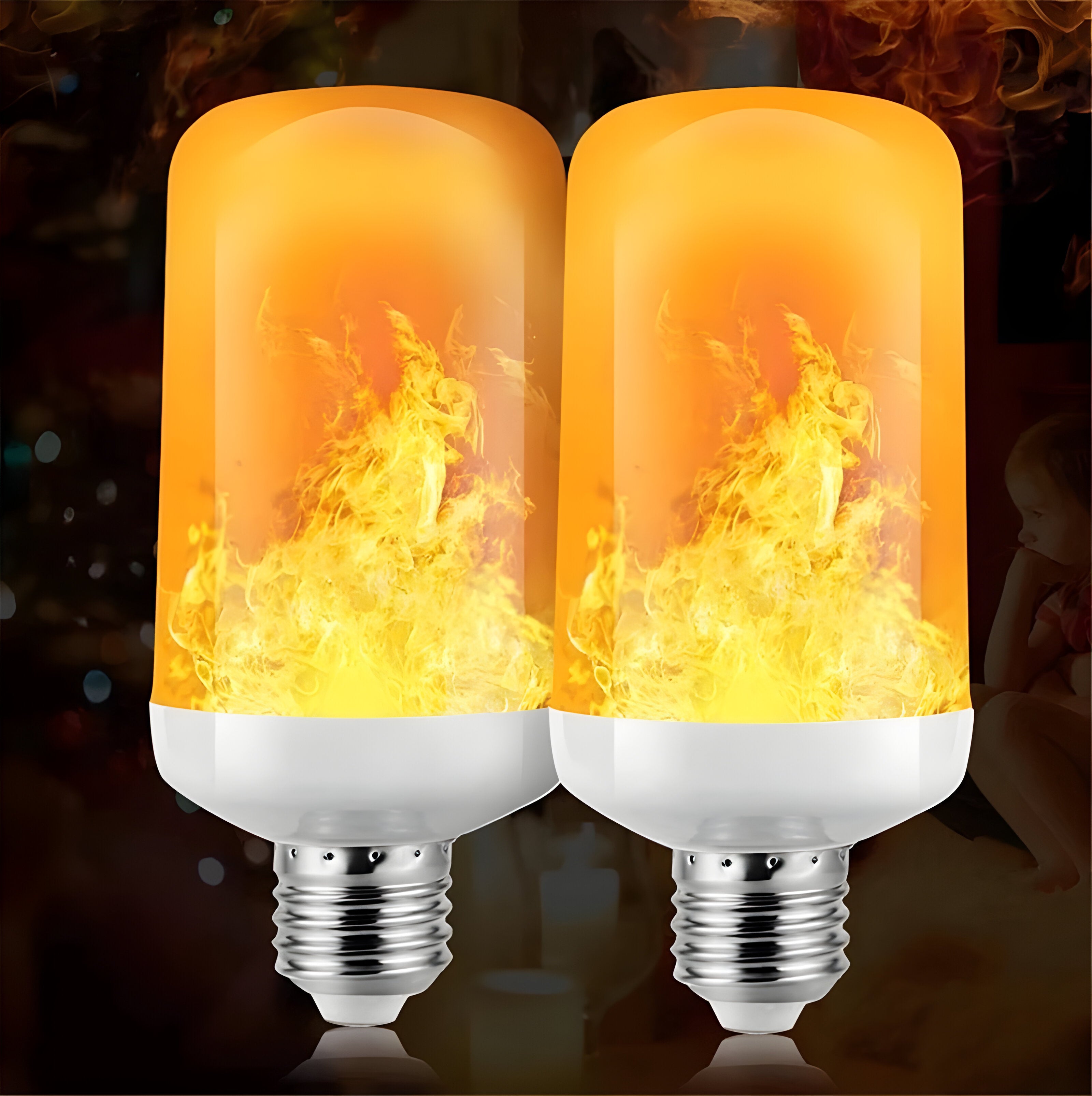 FlameGlow Light – Dekorative LED-Flammenbirnen