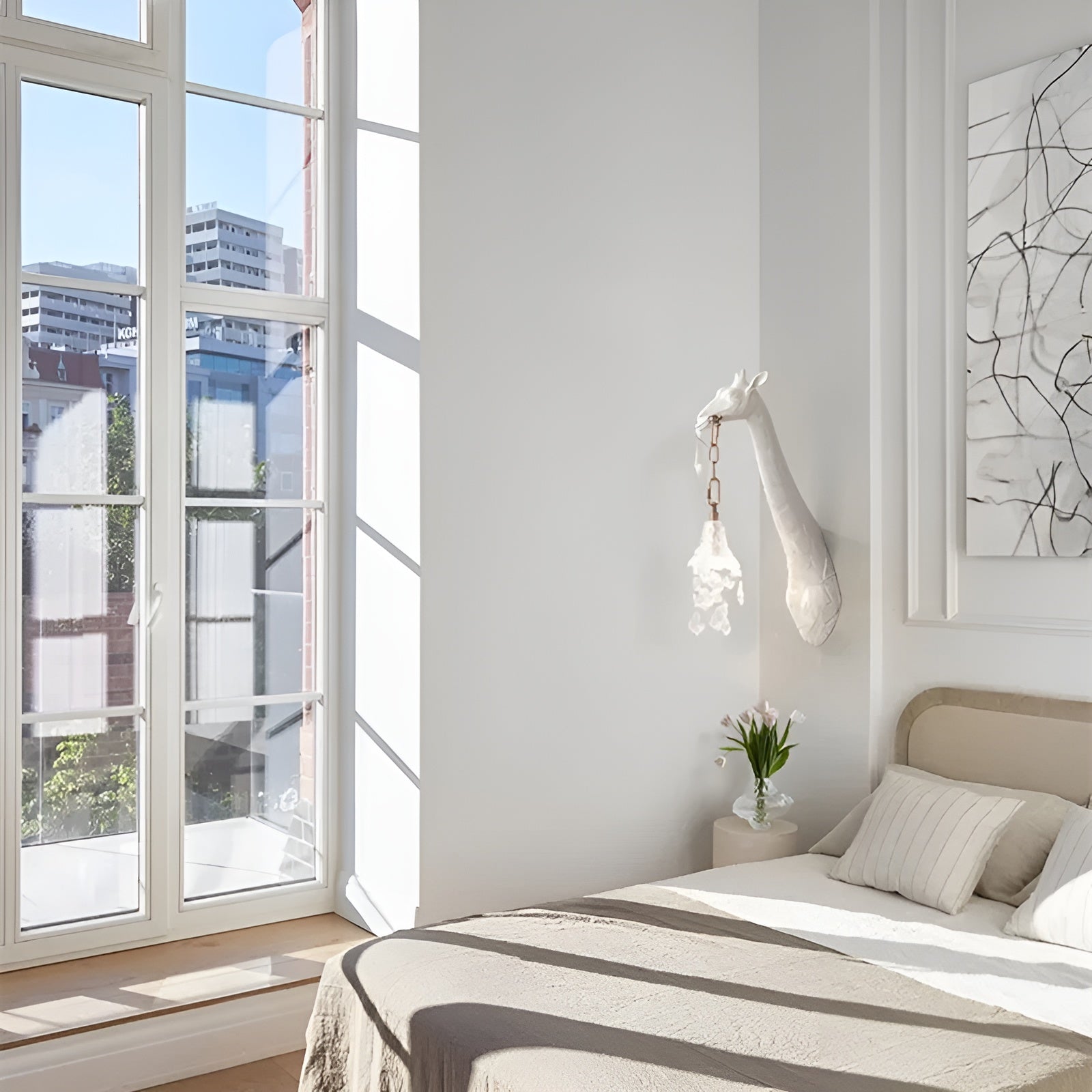 Wandlampe mit Giraffenmotiv – Dekorative LED-Leuchte für Wohnzimme