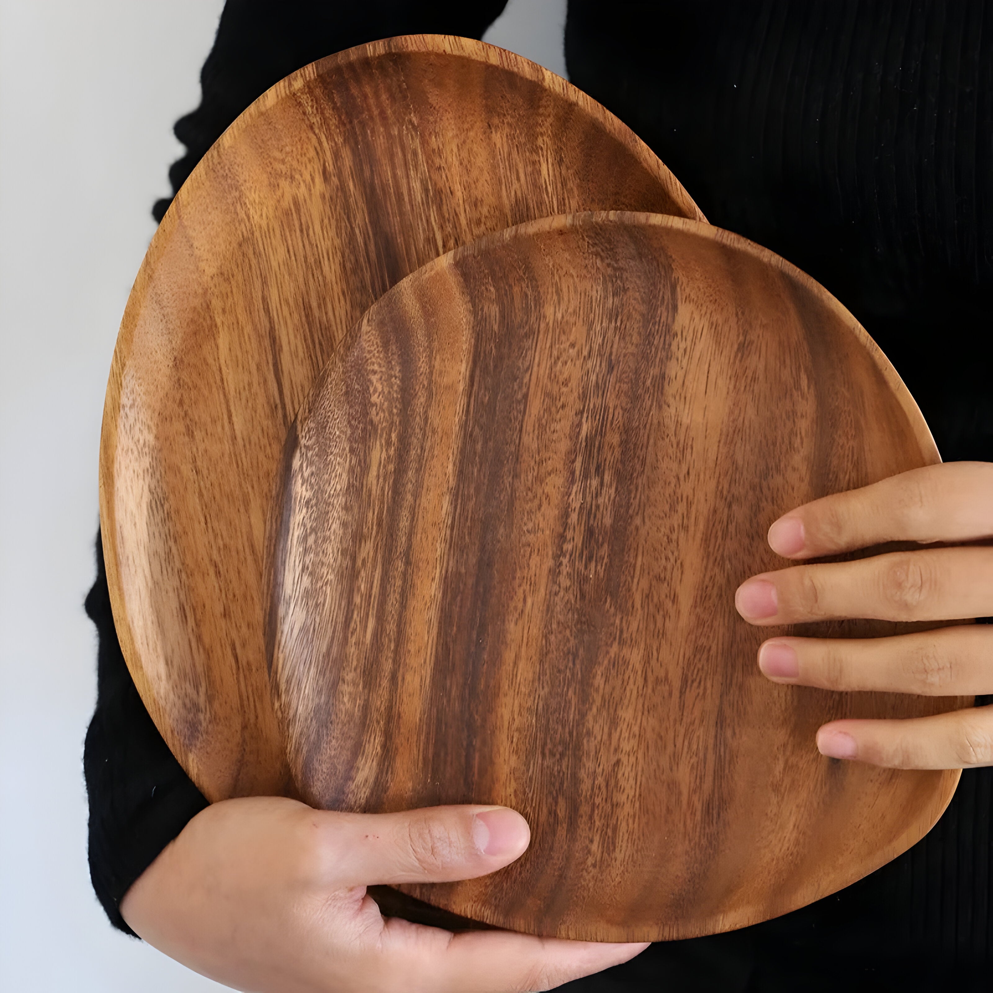 WoodVerve Teller - Speiseteller aus Holz