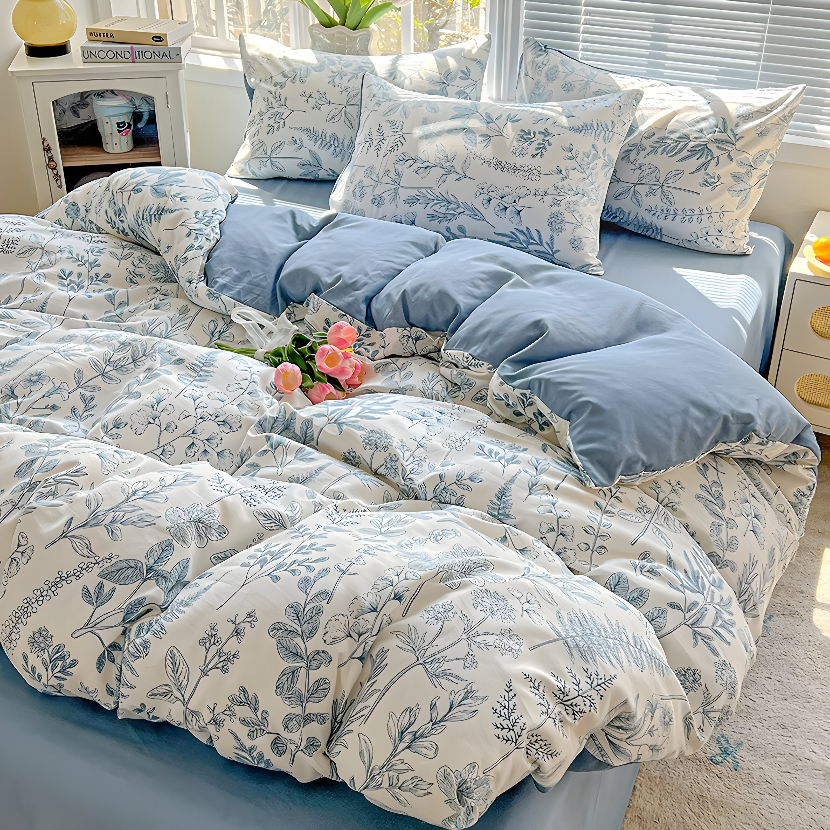 WhisperCotton - MInimalistischer Hautfreundlicher Bettbezug