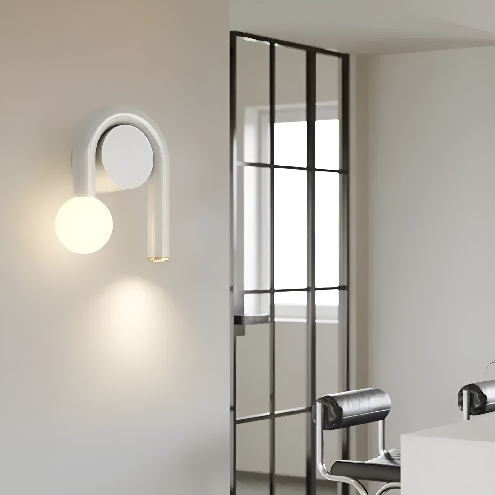 LED Wandleuchte in U-Form – Modernes Design | Dekorative Beleuchtung für Wohnzimmer & Schlafzimmer