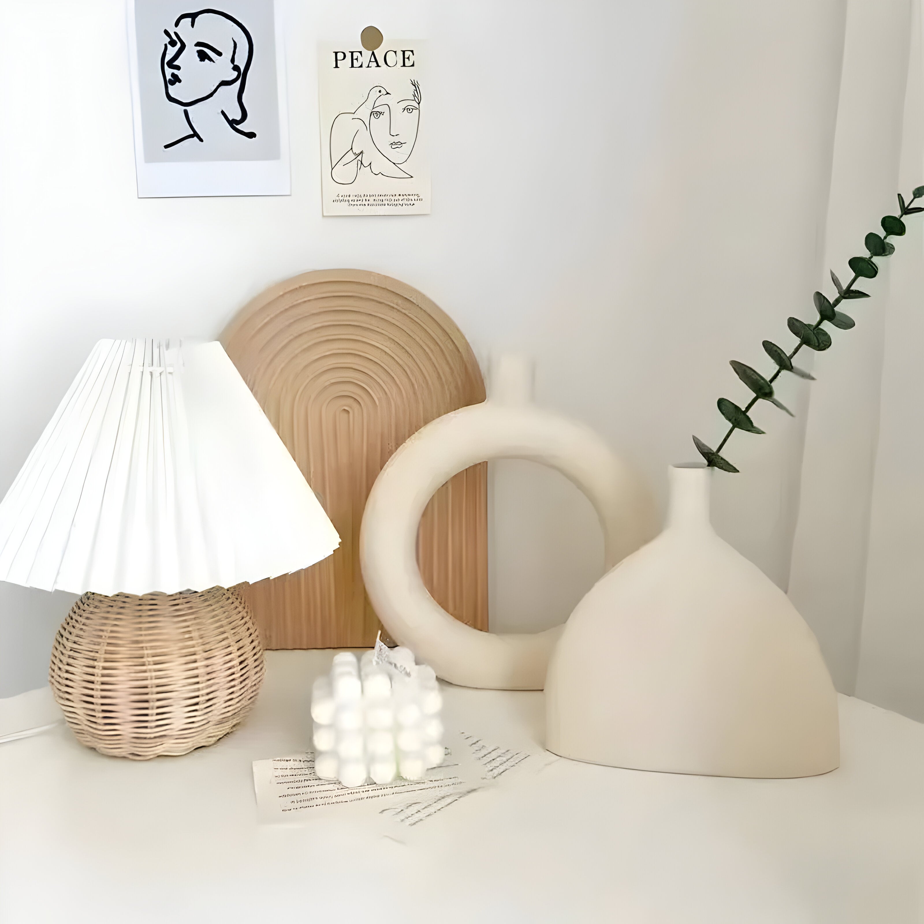 ClayHaven Vase - Moderne Keramische Blumenvase