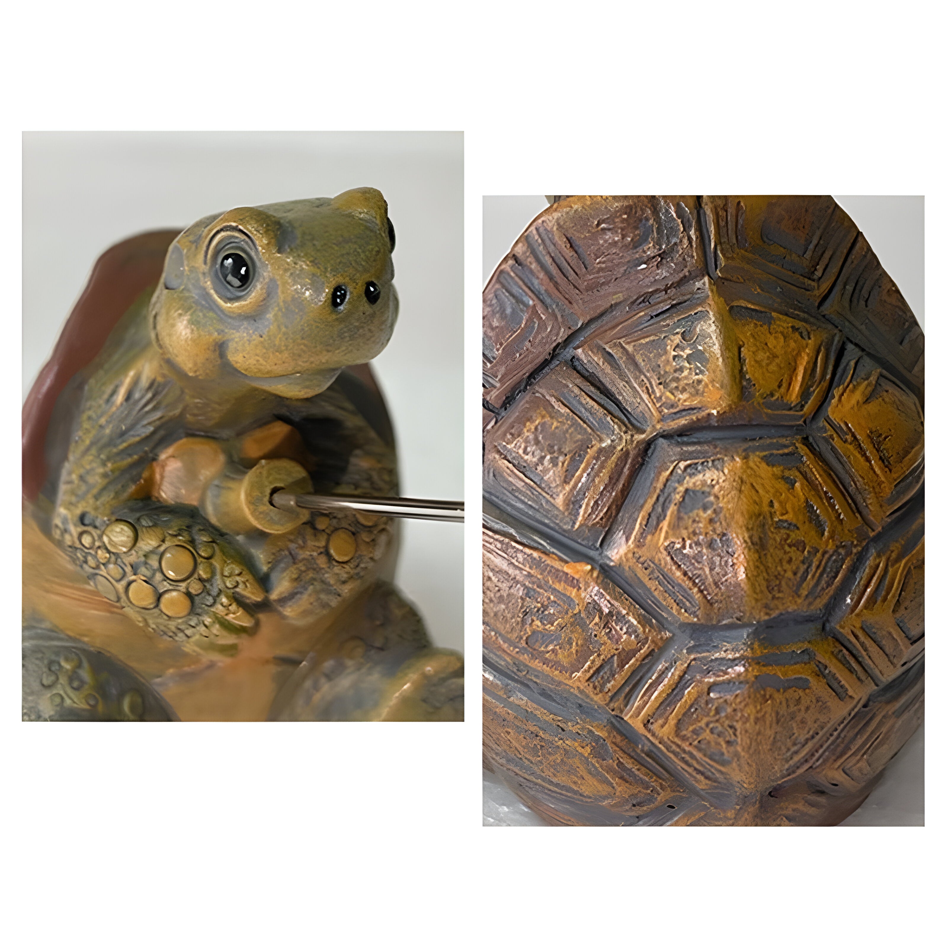 TurtleTide Statue - Dekorative Schildkröte Garten Statue