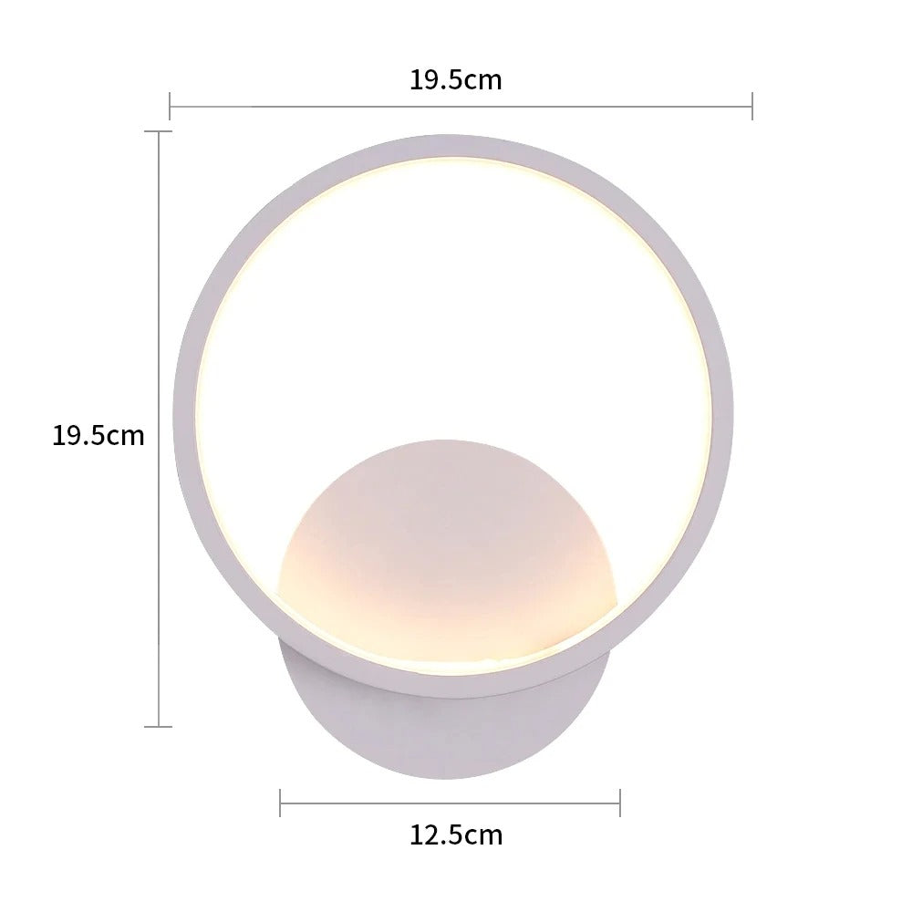 LED-Wandlampe Rund – Stilvolle Beleuchtung für Schlafzimmer & Flur