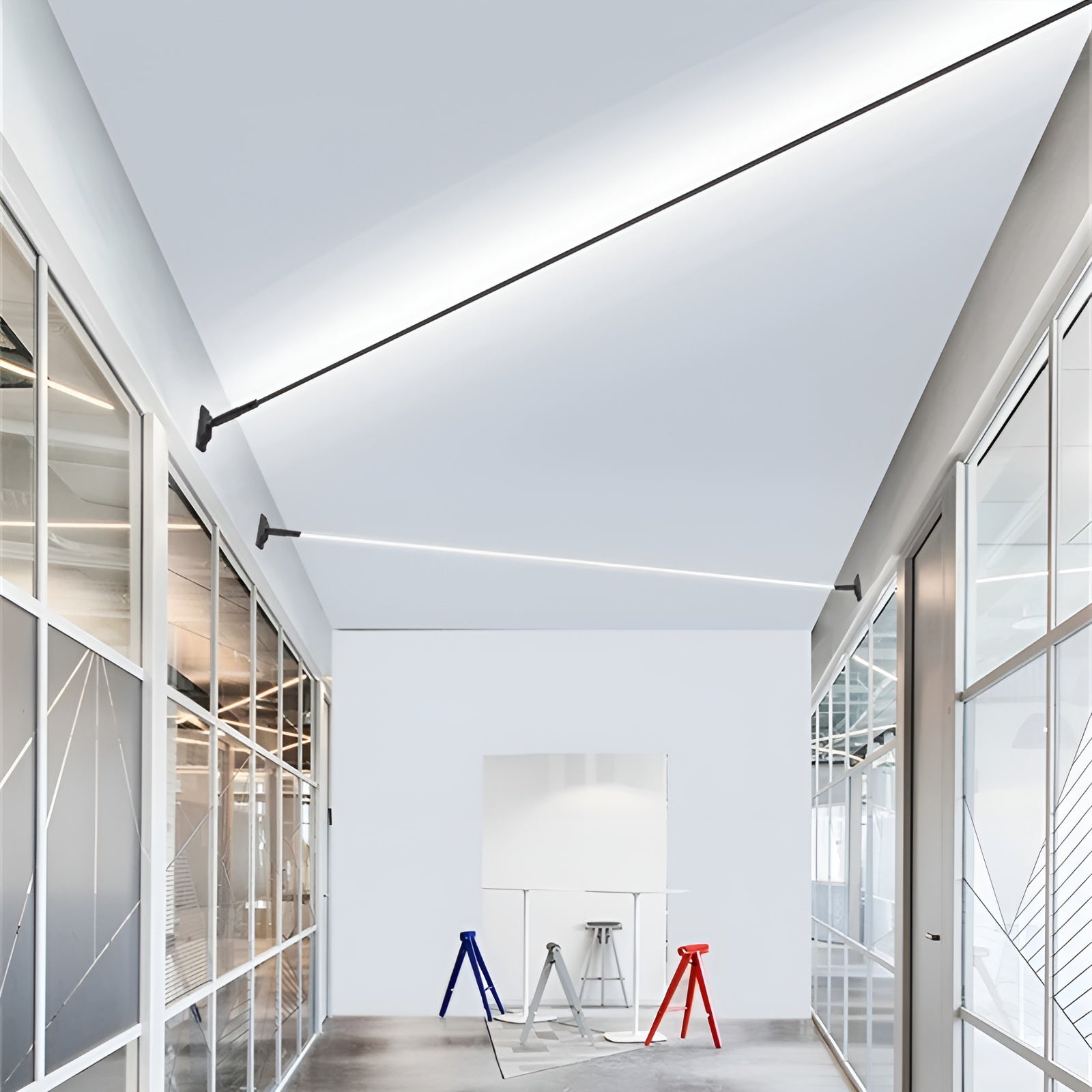 LED-Wandleuchte in Linearem Design – Schlankes Design aus Stahl | Für Wohn- & Schlafzimmer