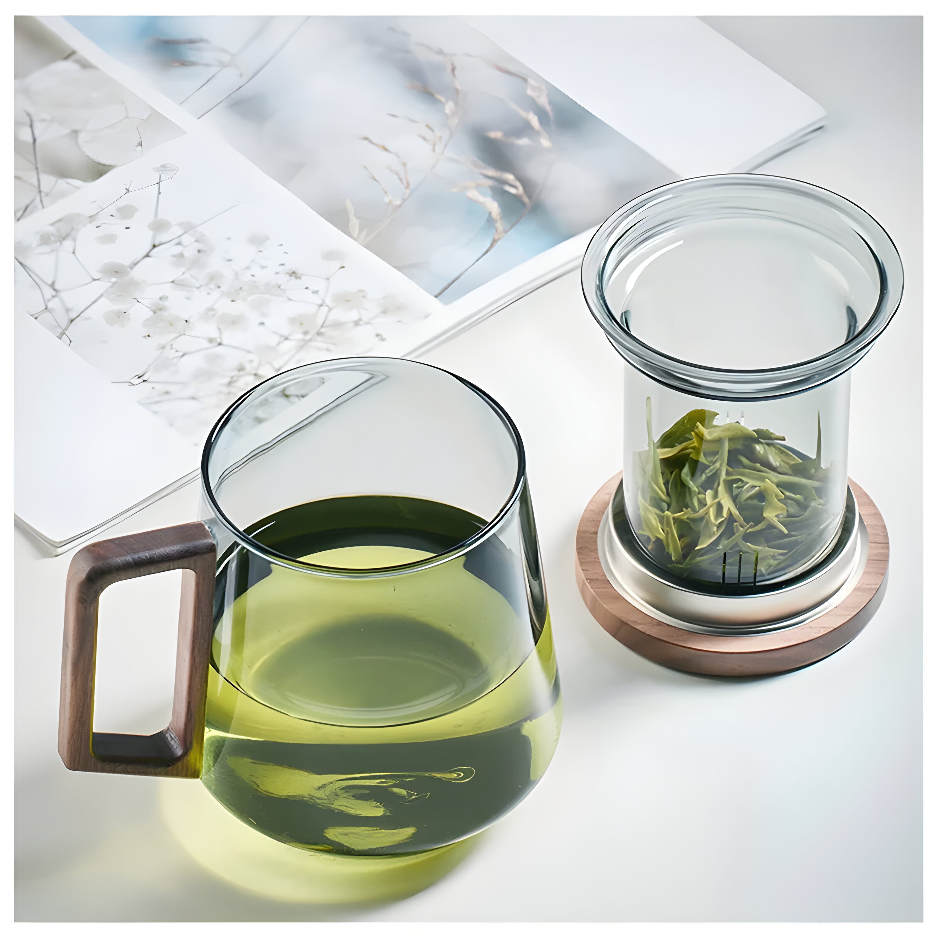 ArtisanBrew Cup – Hitzebeständige Glas-Teetasse