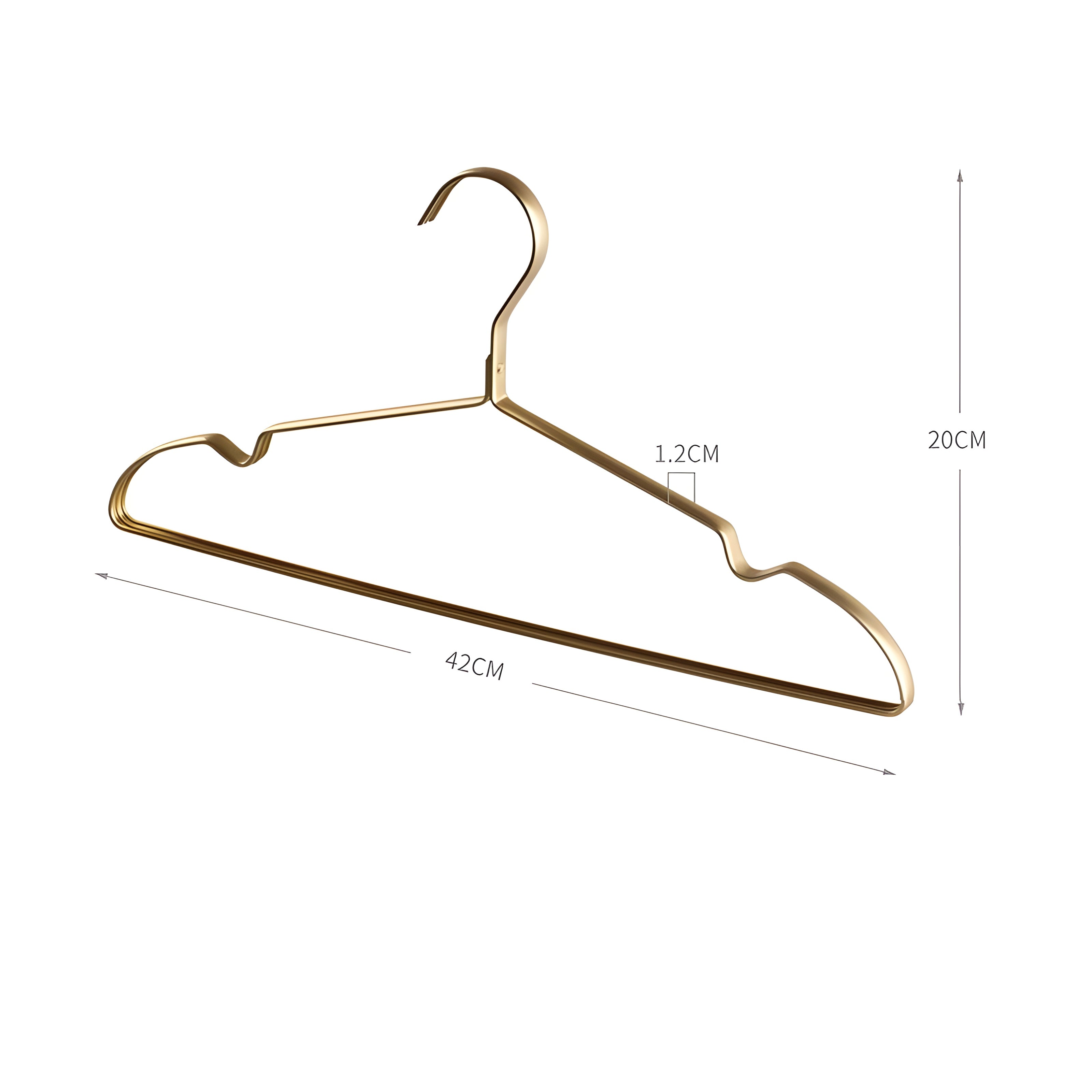 CozyRack Hanger - Langlebiger Matter Metallbügel