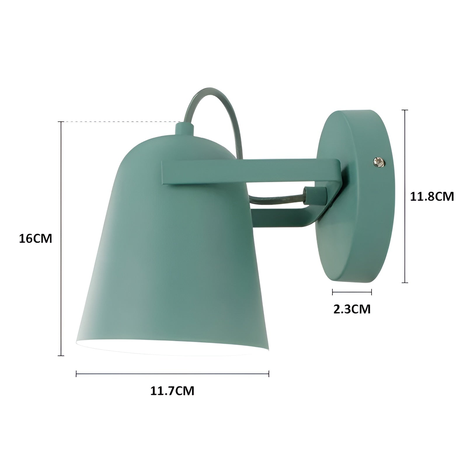 LED-Wandleuchte im Skandinavischen Stil – Aluminium & LED | Dekorative Beleuchtung für Zuhause