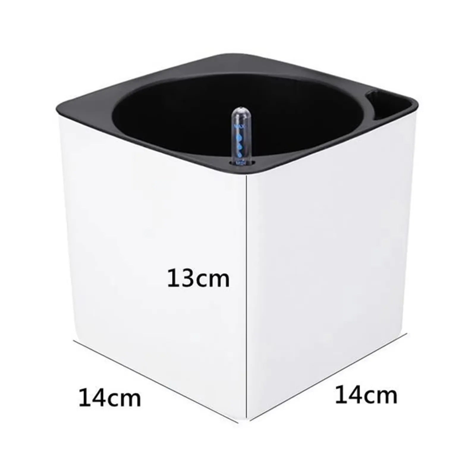 PureVase Pot – Selbstbewässernder Blumentopf mit Wasserstandsanzeige